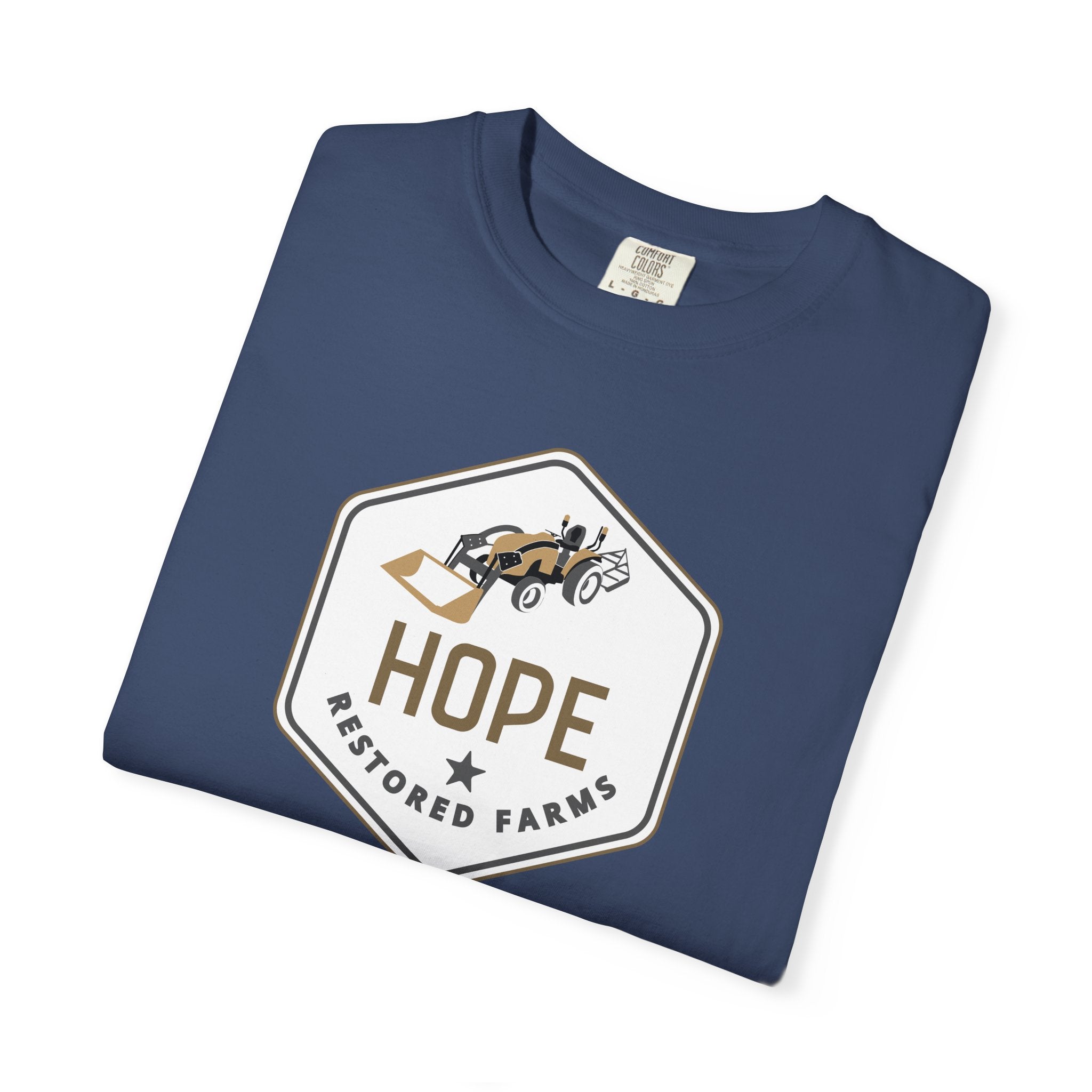 Hope Restored Unisex Garment-Dyed T-Shirt, Casual Wear, Inspirational Gift, Everyday Apparel, Eco-Friendly Tee