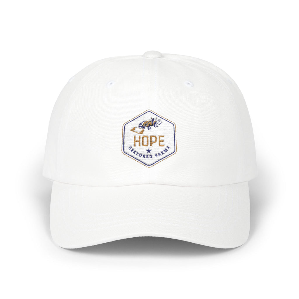 Hope Classic Dad Cap - Inspirational White Cap for Dad, Gift for Father's Day, Casual Accessories, Everyday Wear, Summer Style