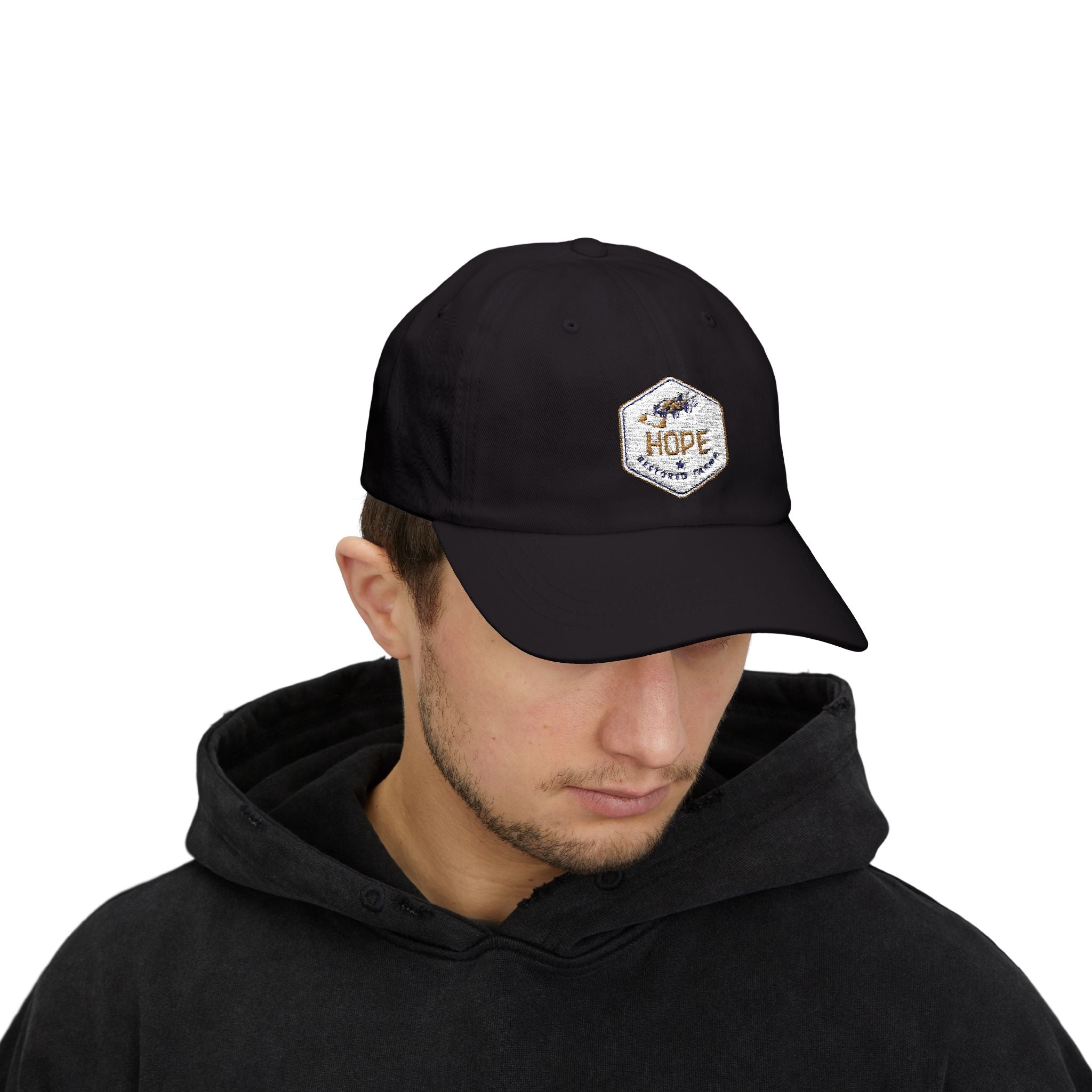 Hope Classic Dad Cap - Inspirational White Cap for Dad, Gift for Father's Day, Casual Accessories, Everyday Wear, Summer Style