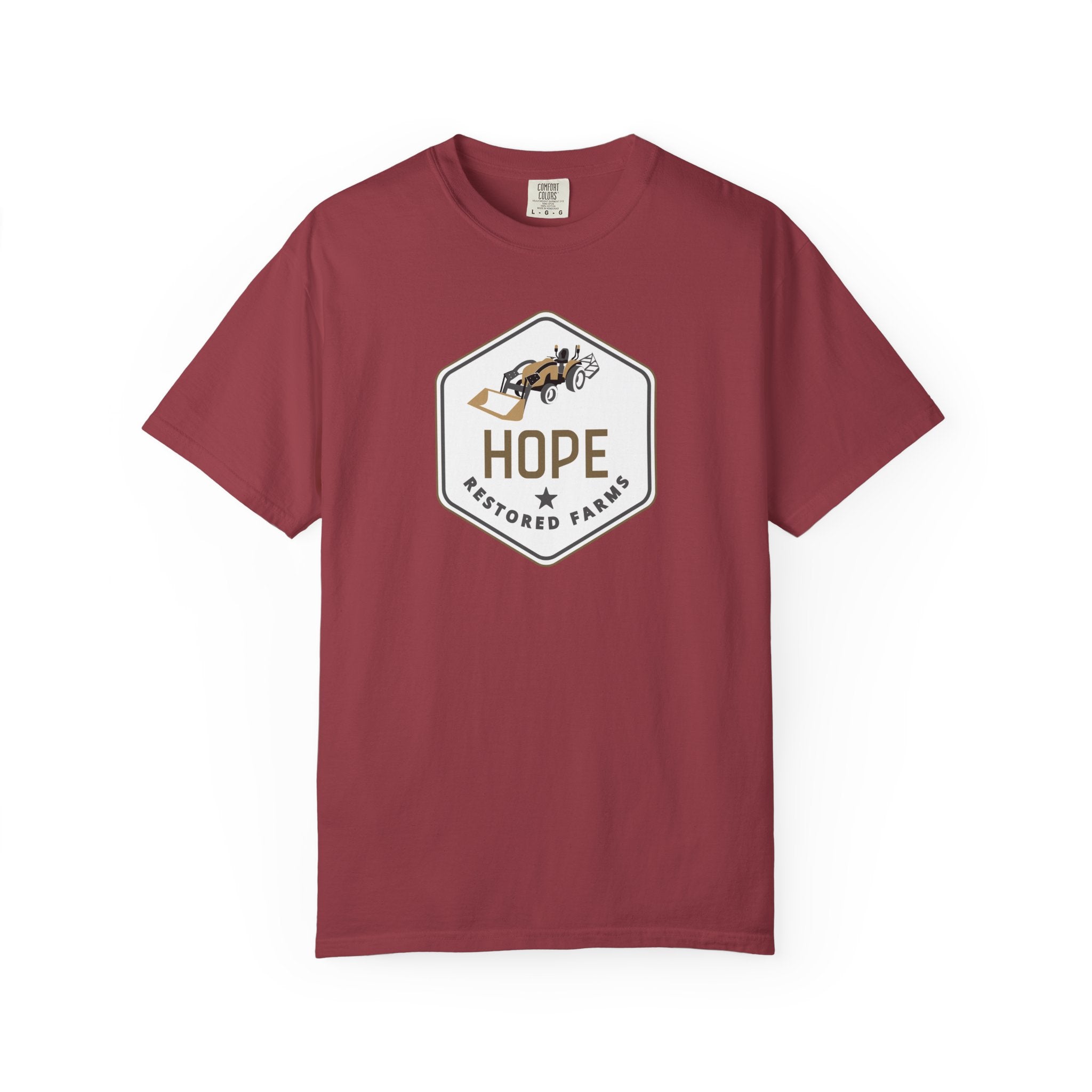 Hope Restored Unisex Garment-Dyed T-Shirt, Casual Wear, Inspirational Gift, Everyday Apparel, Eco-Friendly Tee