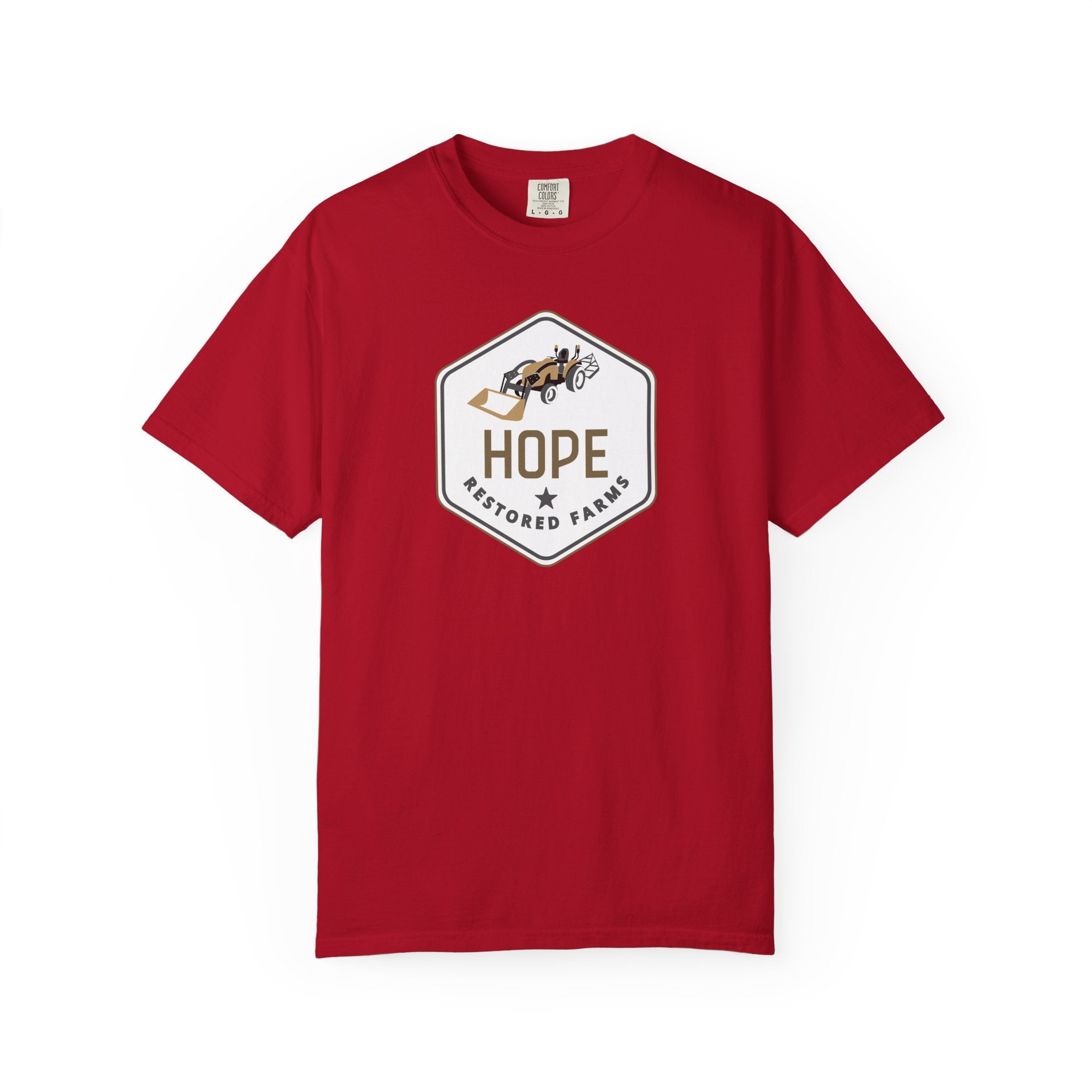 Hope Restored Unisex Garment-Dyed T-Shirt, Casual Wear, Inspirational Gift, Everyday Apparel, Eco-Friendly Tee