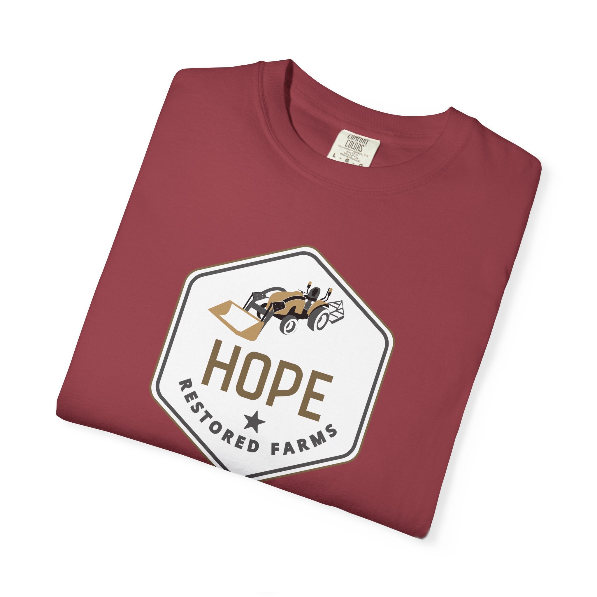 Hope Restored Unisex Garment-Dyed T-Shirt, Casual Wear, Inspirational Gift, Everyday Apparel, Eco-Friendly Tee