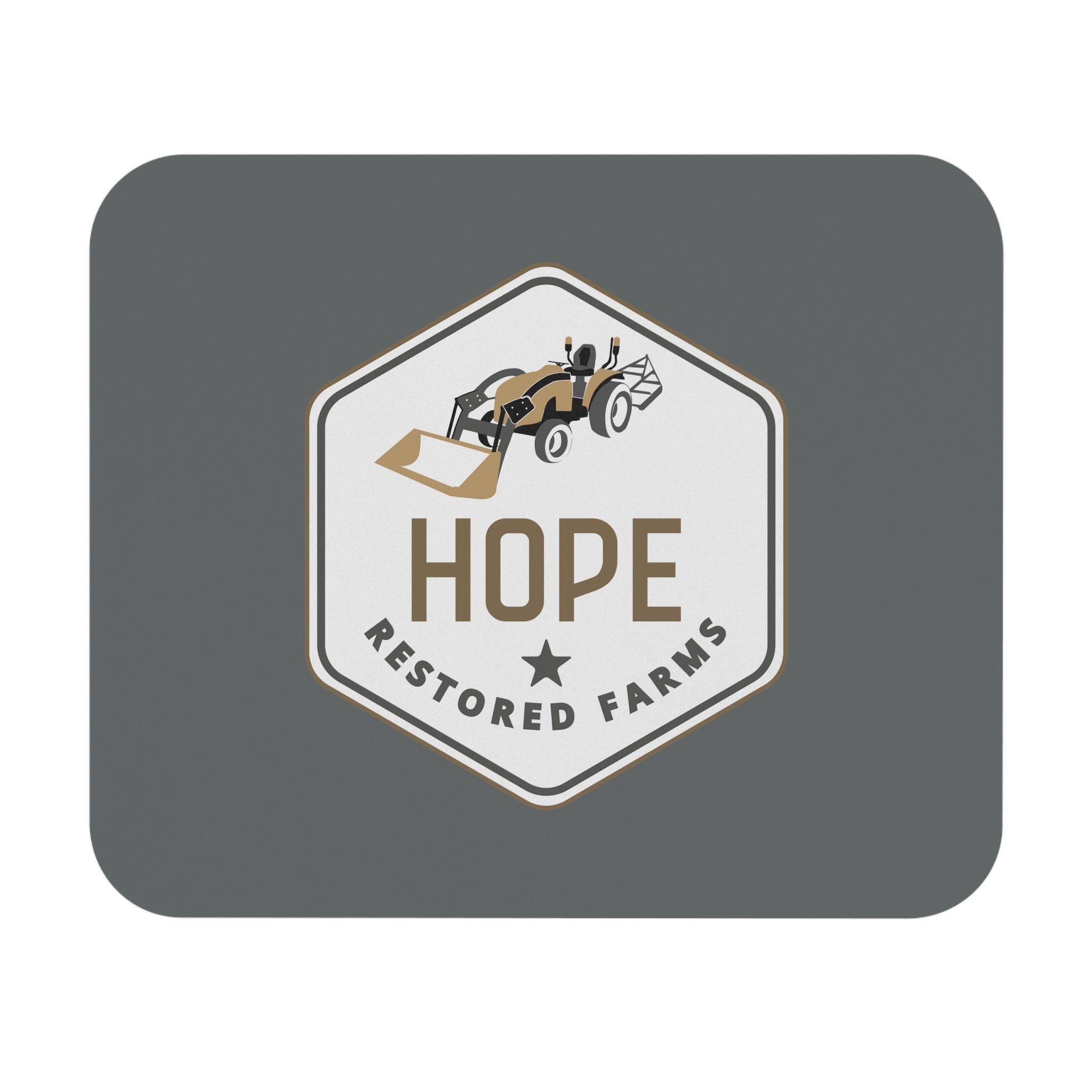 Hope Restored Farms Mouse Pad, Inspirational Desk Accessory, Gift for Farmers, Office Decor, Nature Lovers
