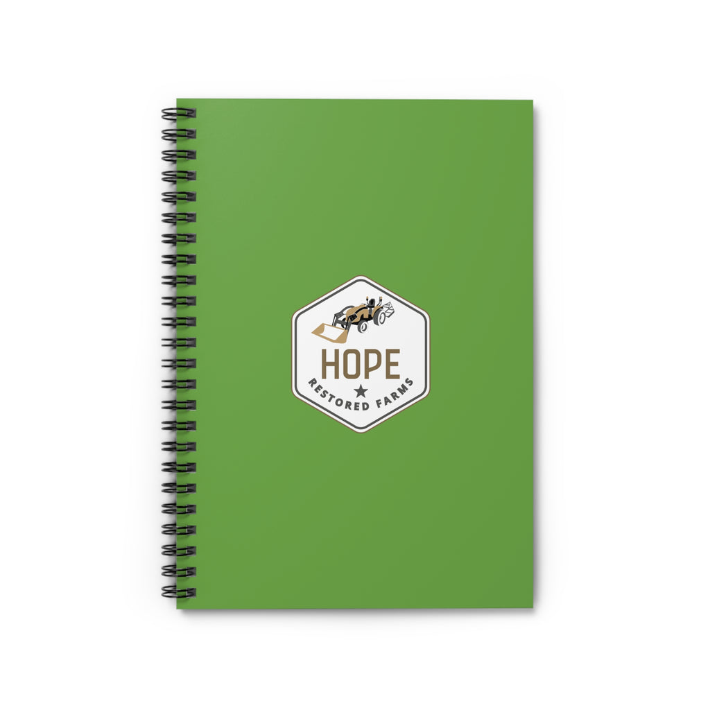 Hope Restored Ruled Spiral Notebook, Inspirational Journal, Writing Gift, Mental Health Tool, Personalized Gift, Motivational Note Pad
