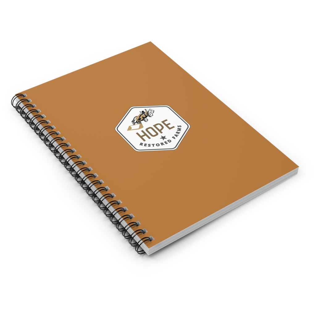 Hope Restored Ruled Spiral Notebook, Inspirational Journal, Writing Gift, Mental Health Tool, Personalized Gift, Motivational Note Pad