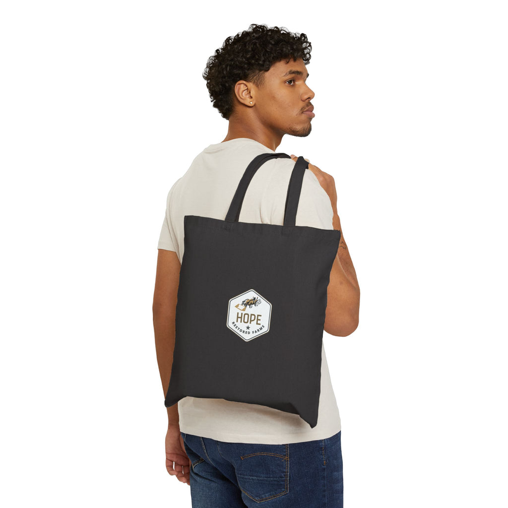 Hope Cotton Canvas Tote Bag | Eco-Friendly Shopper, Reusable Grocery Bag, Gift for Friends, Everyday Tote, Sustainable Style