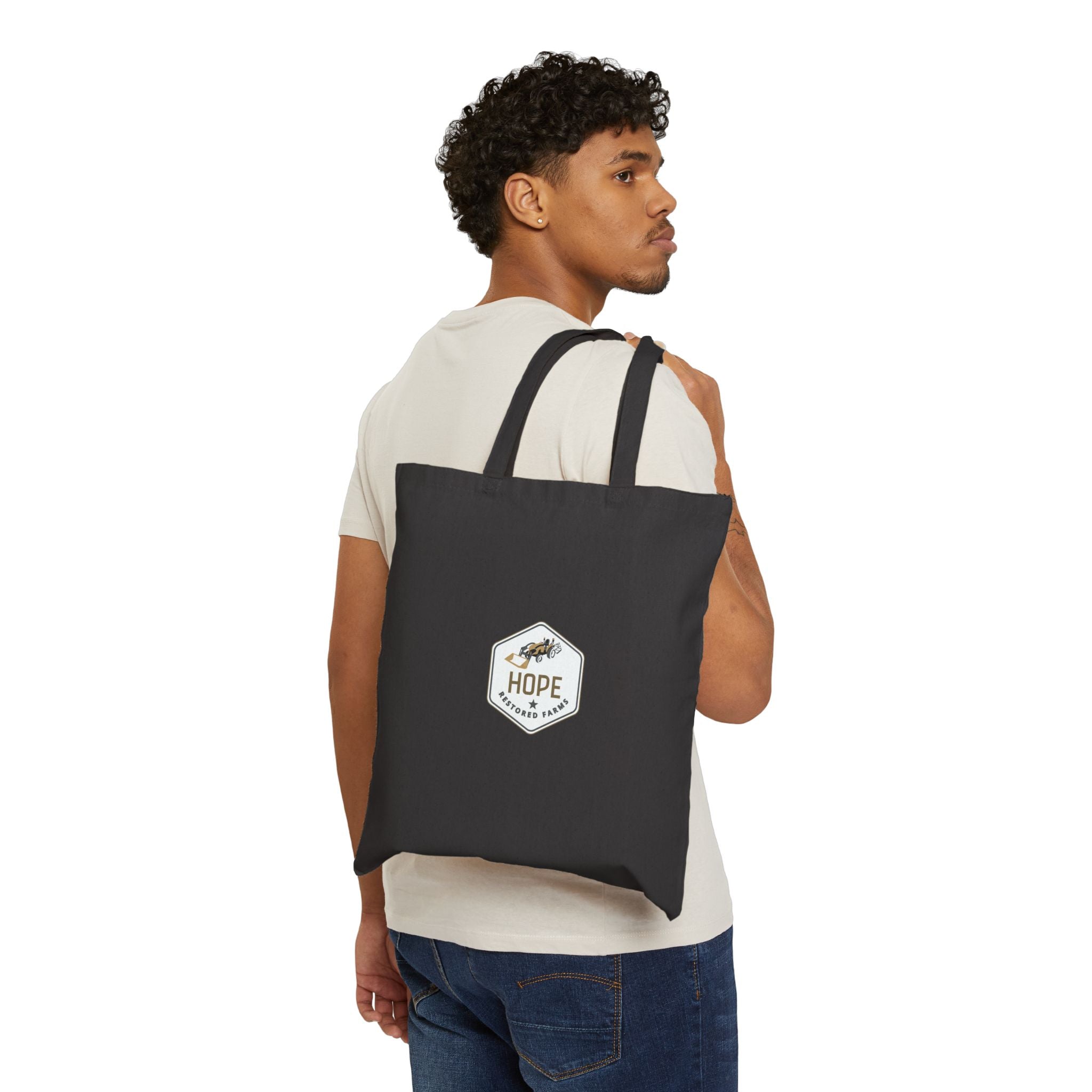 Hope Cotton Canvas Tote Bag | Eco-Friendly Shopper, Reusable Grocery Bag, Gift for Friends, Everyday Tote, Sustainable Style