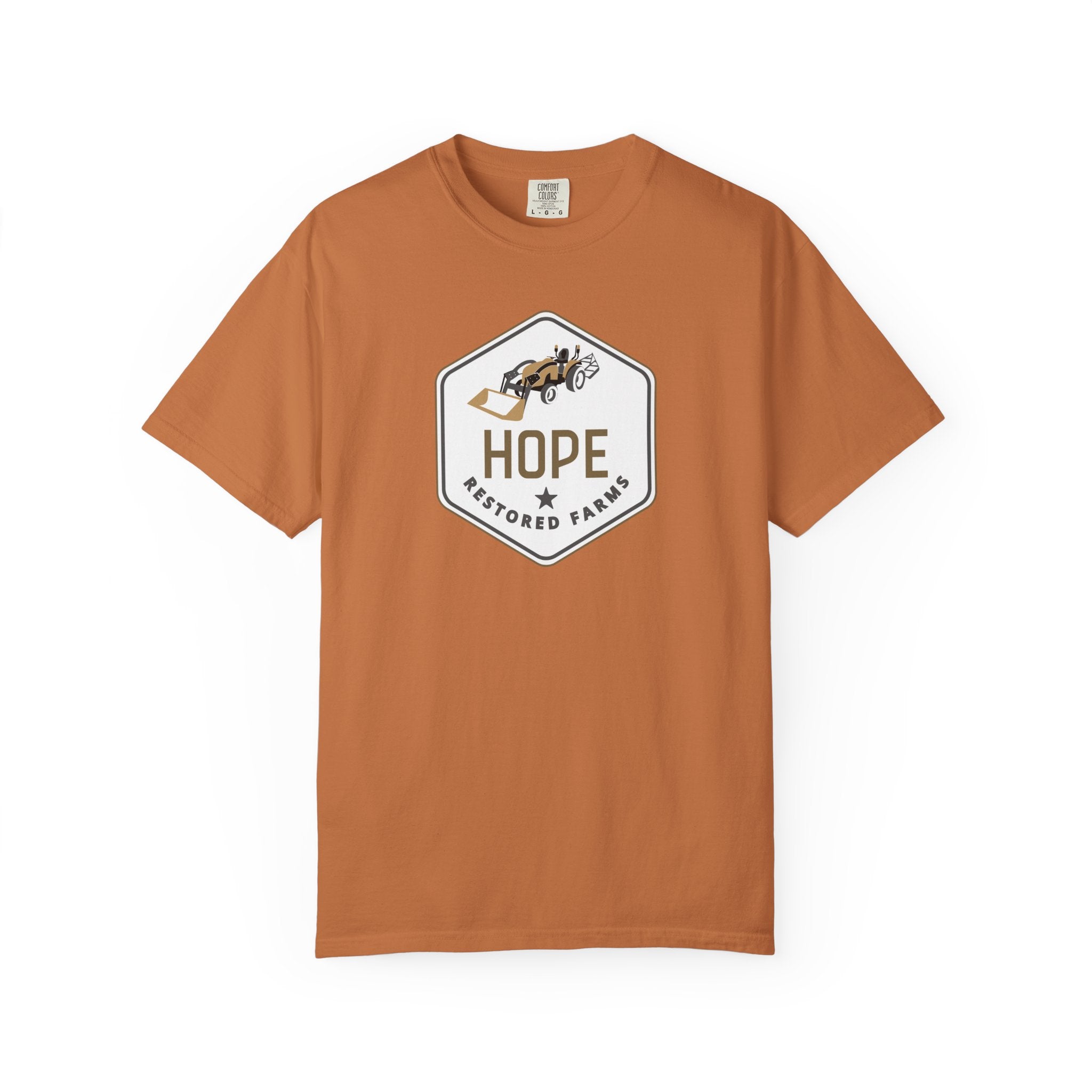 Hope Restored Unisex Garment-Dyed T-Shirt, Casual Wear, Inspirational Gift, Everyday Apparel, Eco-Friendly Tee