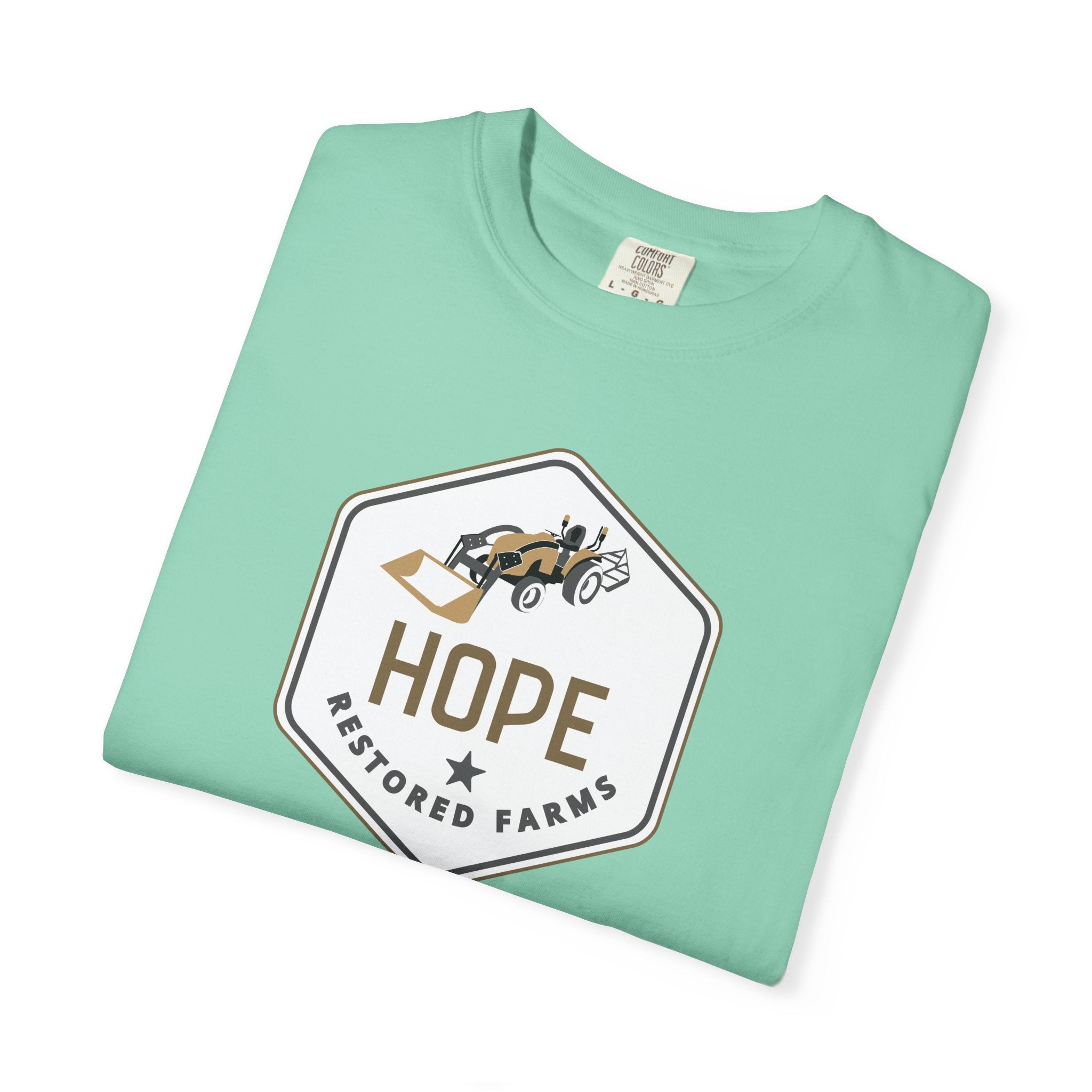 Hope Restored Unisex Garment-Dyed T-Shirt, Casual Wear, Inspirational Gift, Everyday Apparel, Eco-Friendly Tee
