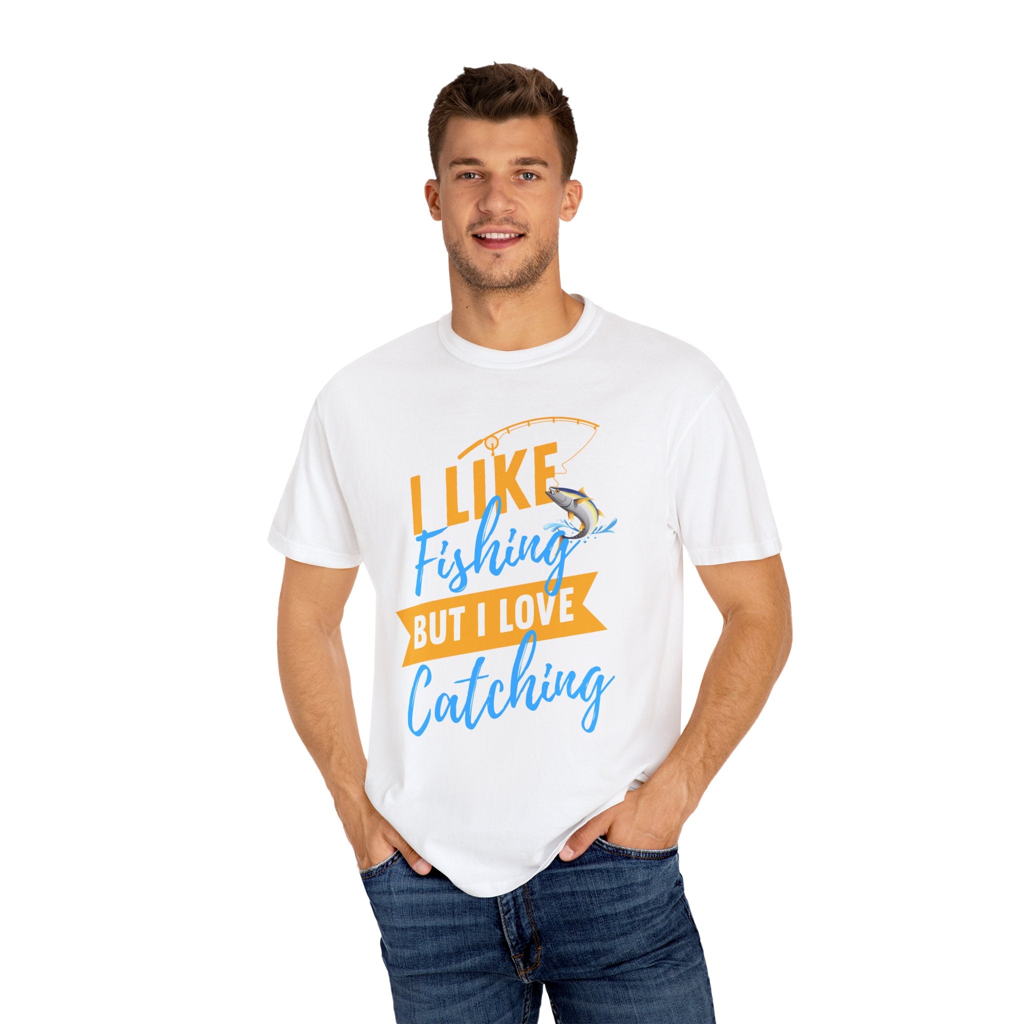 Fishing Lover's Unisex T-Shirt - Casual Tee for Fishing Enthusiasts, Perfect Gift for Father's Day, Fishing Trips, Summer Adventures