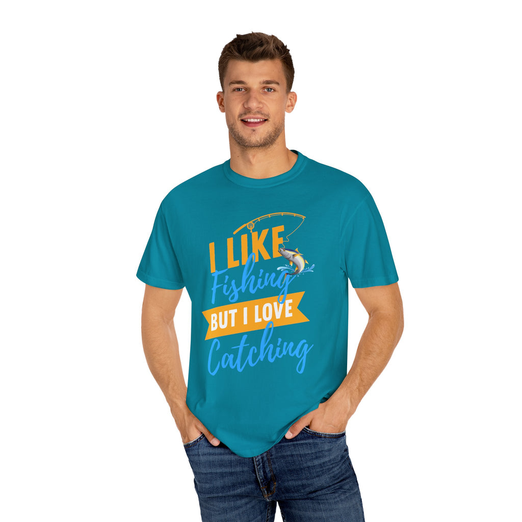 Fishing Lover's Unisex T-Shirt - Casual Tee for Fishing Enthusiasts, Perfect Gift for Father's Day, Fishing Trips, Summer Adventures