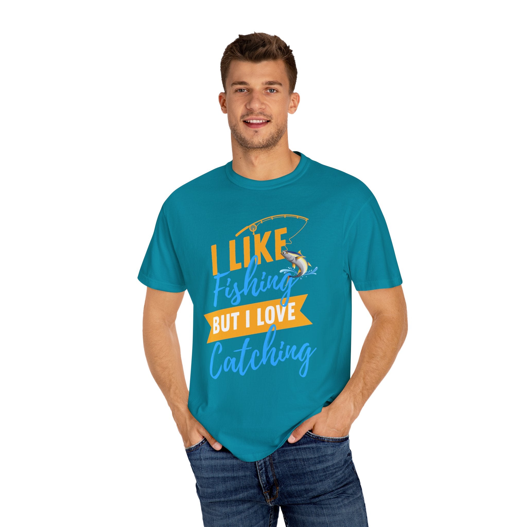 Fishing Lover's Unisex T-Shirt - Casual Tee for Fishing Enthusiasts, Perfect Gift for Father's Day, Fishing Trips, Summer Adventures