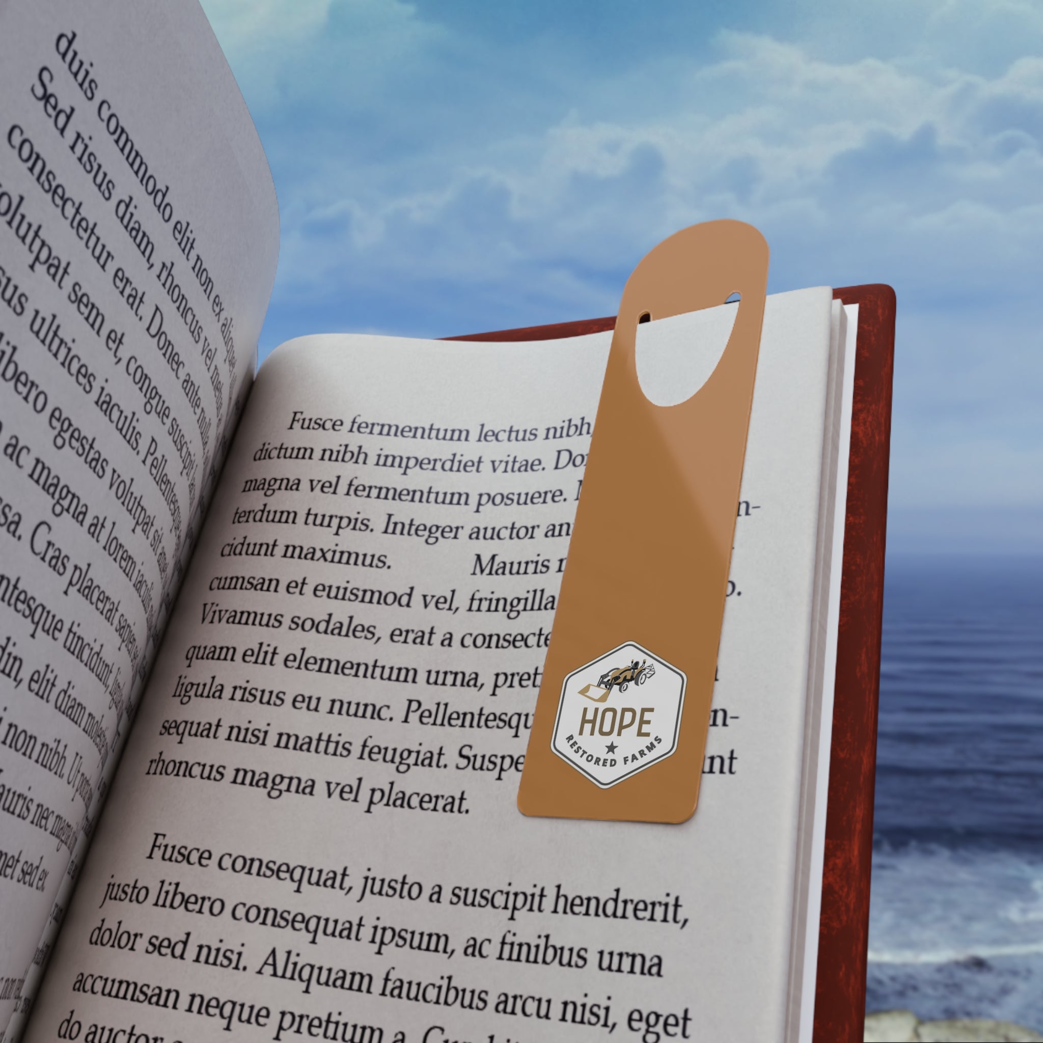 Stylish Bookmark with Hope Design - Unique Gift for Readers, Book Lovers, Journals, Gifts, Reading Accessories