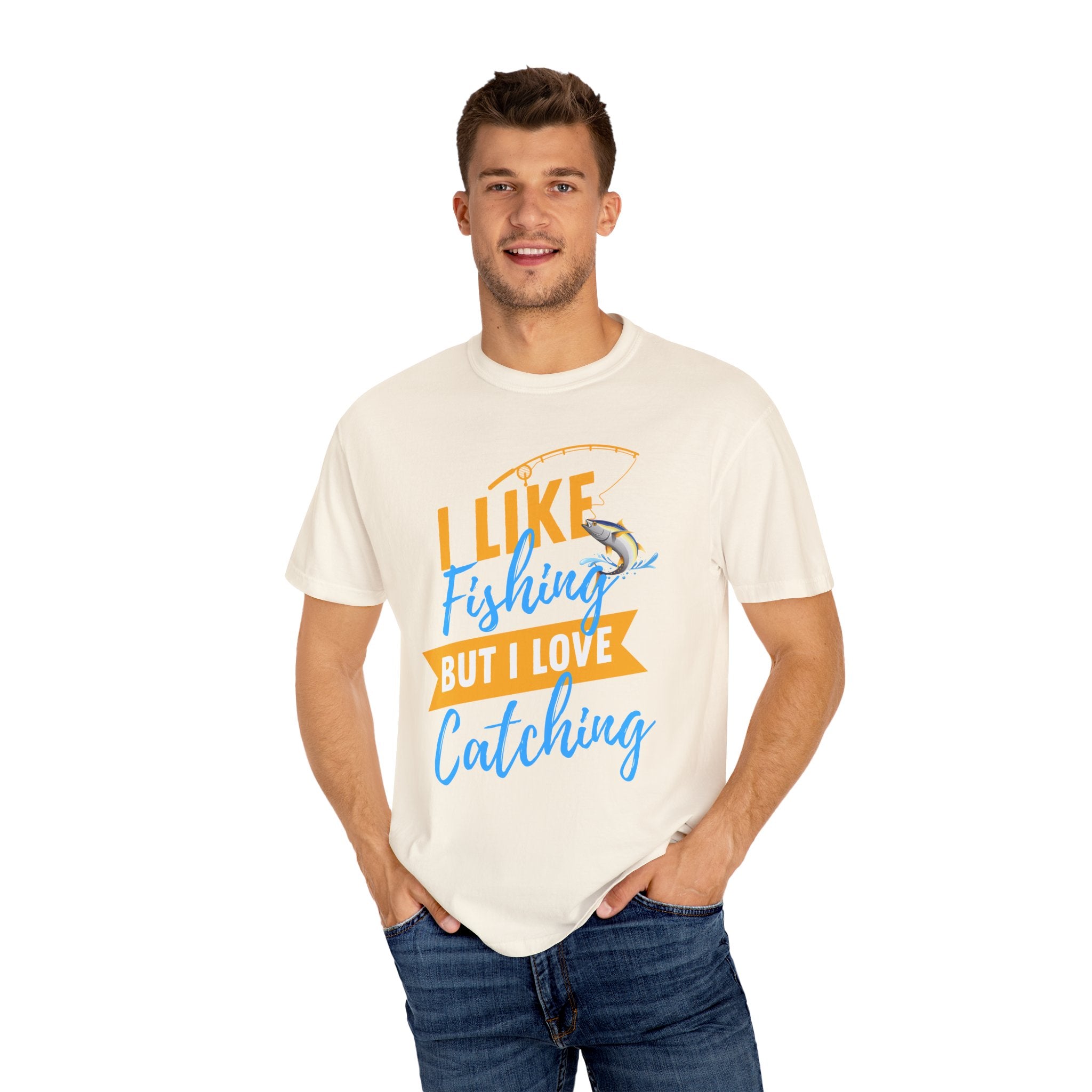 Fishing Lover's Unisex T-Shirt - Casual Tee for Fishing Enthusiasts, Perfect Gift for Father's Day, Fishing Trips, Summer Adventures