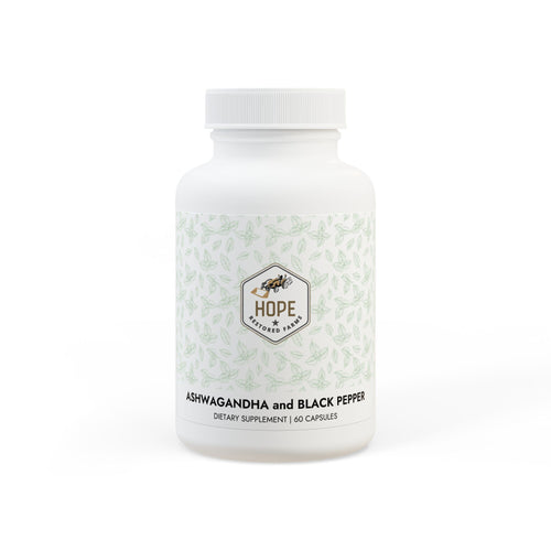 Ashwagandha and Black Pepper Supplement (60 capsules)