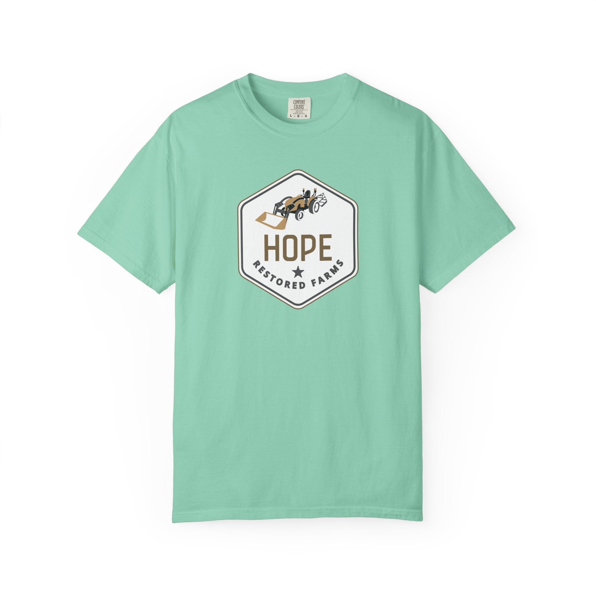 Hope Restored Unisex Garment-Dyed T-Shirt, Casual Wear, Inspirational Gift, Everyday Apparel, Eco-Friendly Tee