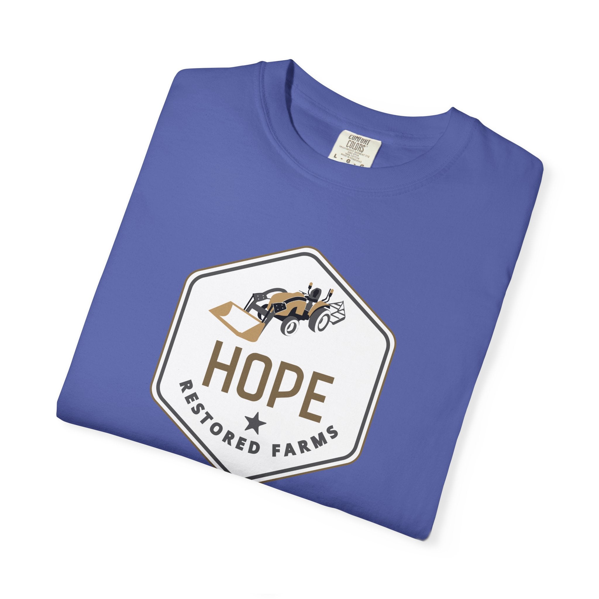 Hope Restored Unisex Garment-Dyed T-Shirt, Casual Wear, Inspirational Gift, Everyday Apparel, Eco-Friendly Tee