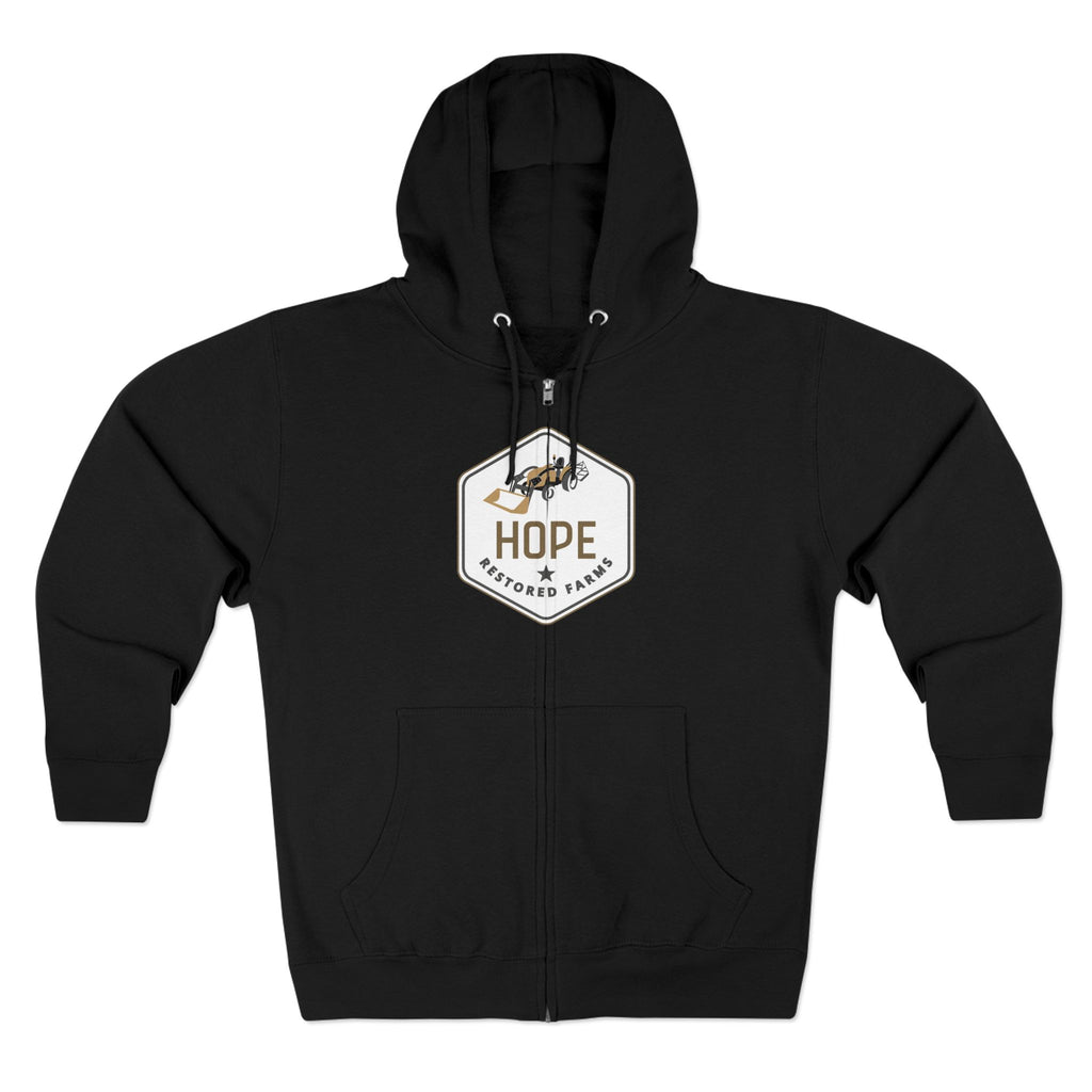 Hope Unisex Zip Hoodie - Cozy Layer for Everyday Comfort, Gift for Friends, Casual Wear, Inspirational Fashion, Great for All Seasons
