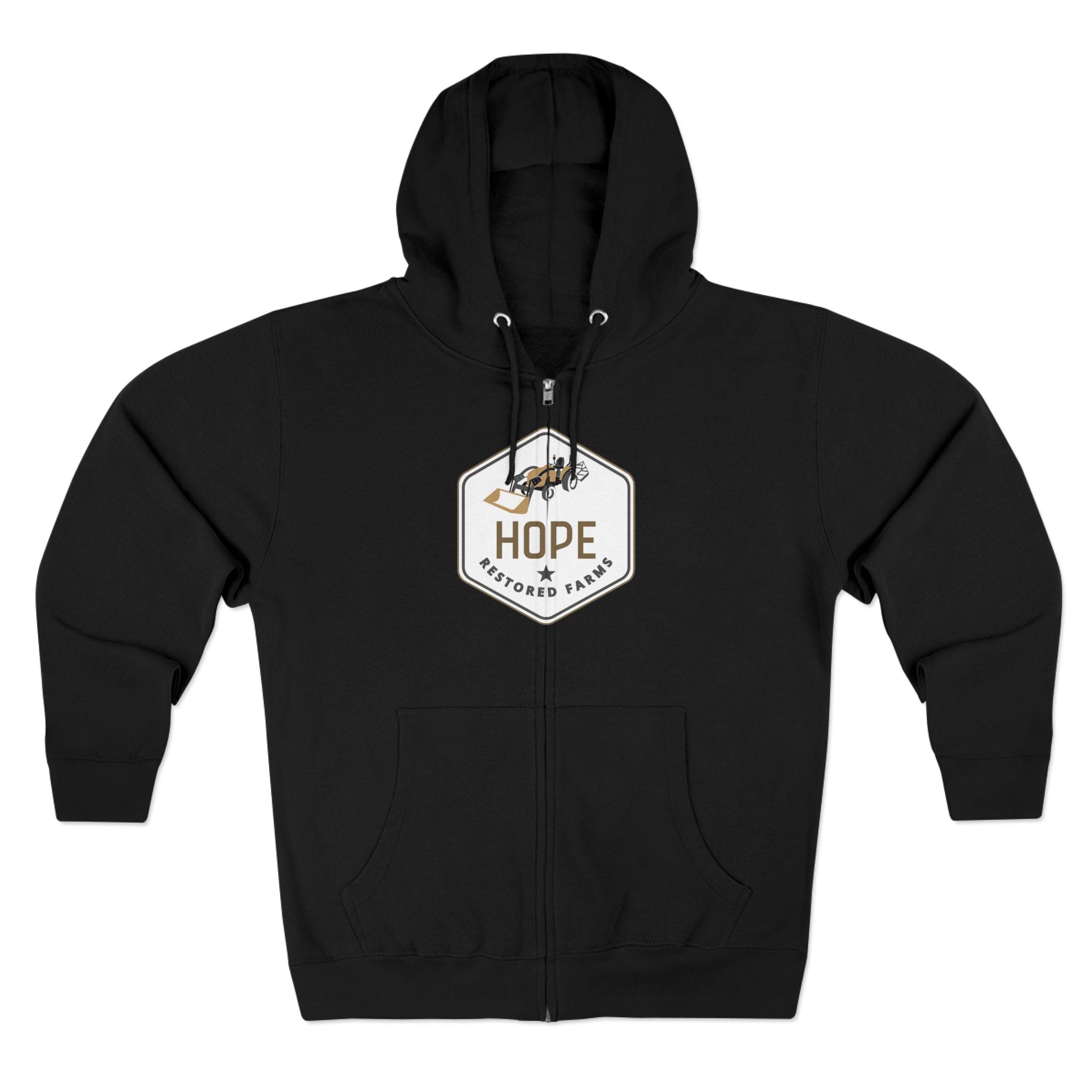 Hope Unisex Zip Hoodie - Cozy Layer for Everyday Comfort, Gift for Friends, Casual Wear, Inspirational Fashion, Great for All Seasons