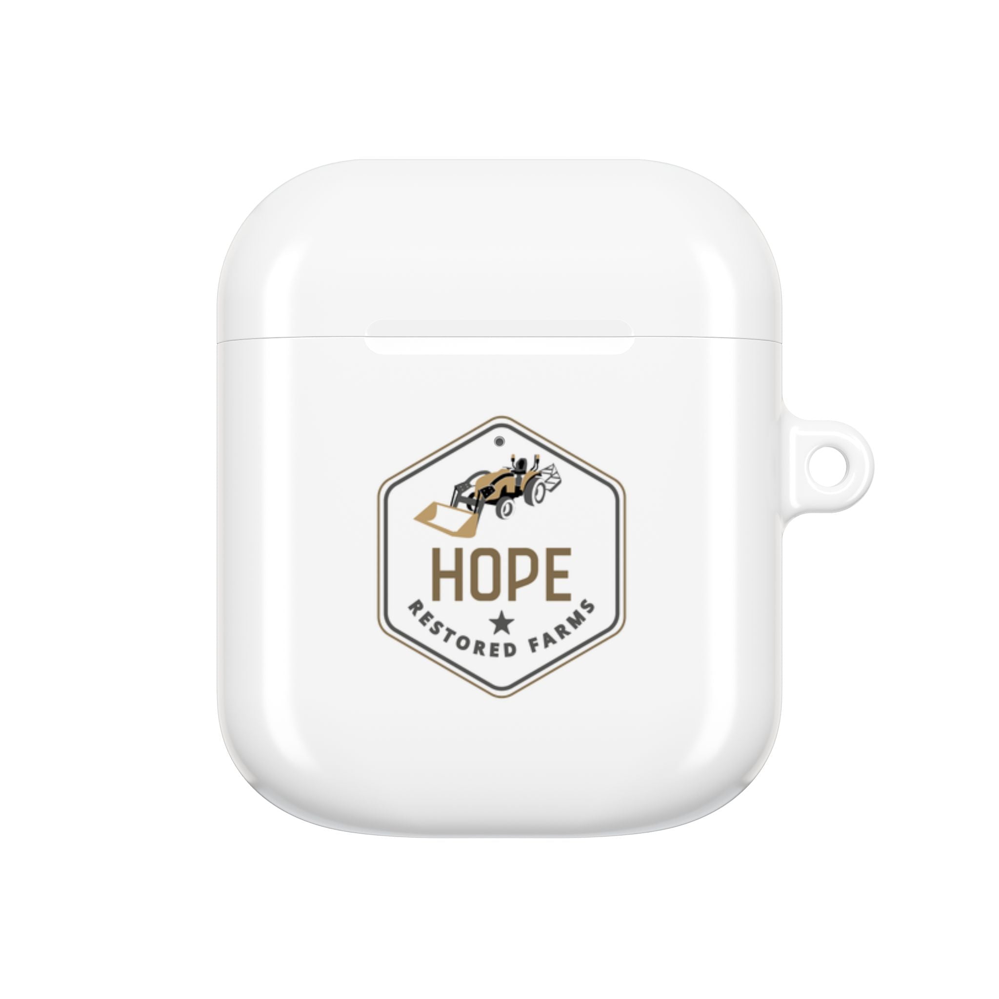 Bright Hope AirPod Case | Cute Silicone Cover, Gift for Music Lovers, Stylish Tech Accessory, Inspirational Quote, Fun Color