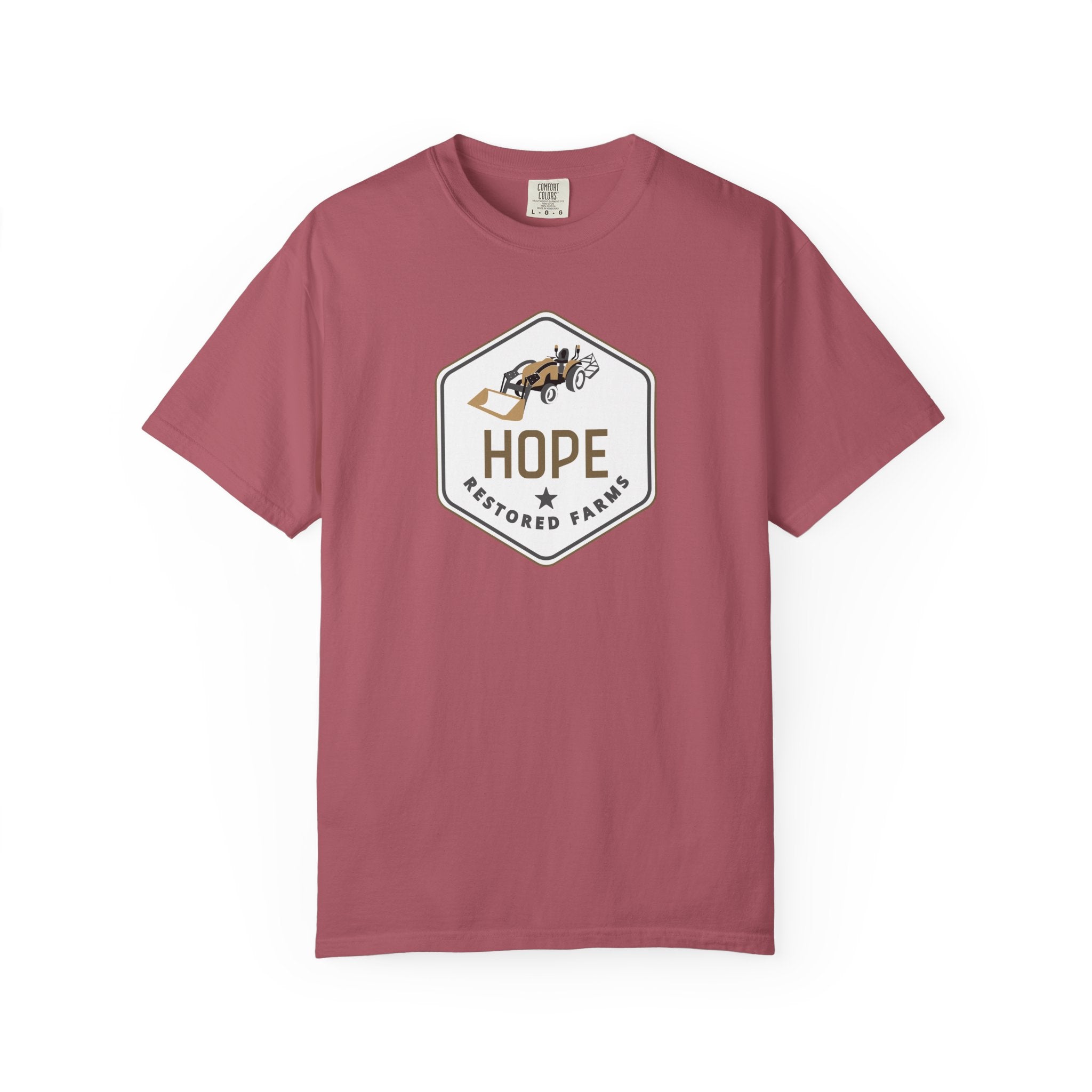 Hope Restored Unisex Garment-Dyed T-Shirt, Casual Wear, Inspirational Gift, Everyday Apparel, Eco-Friendly Tee