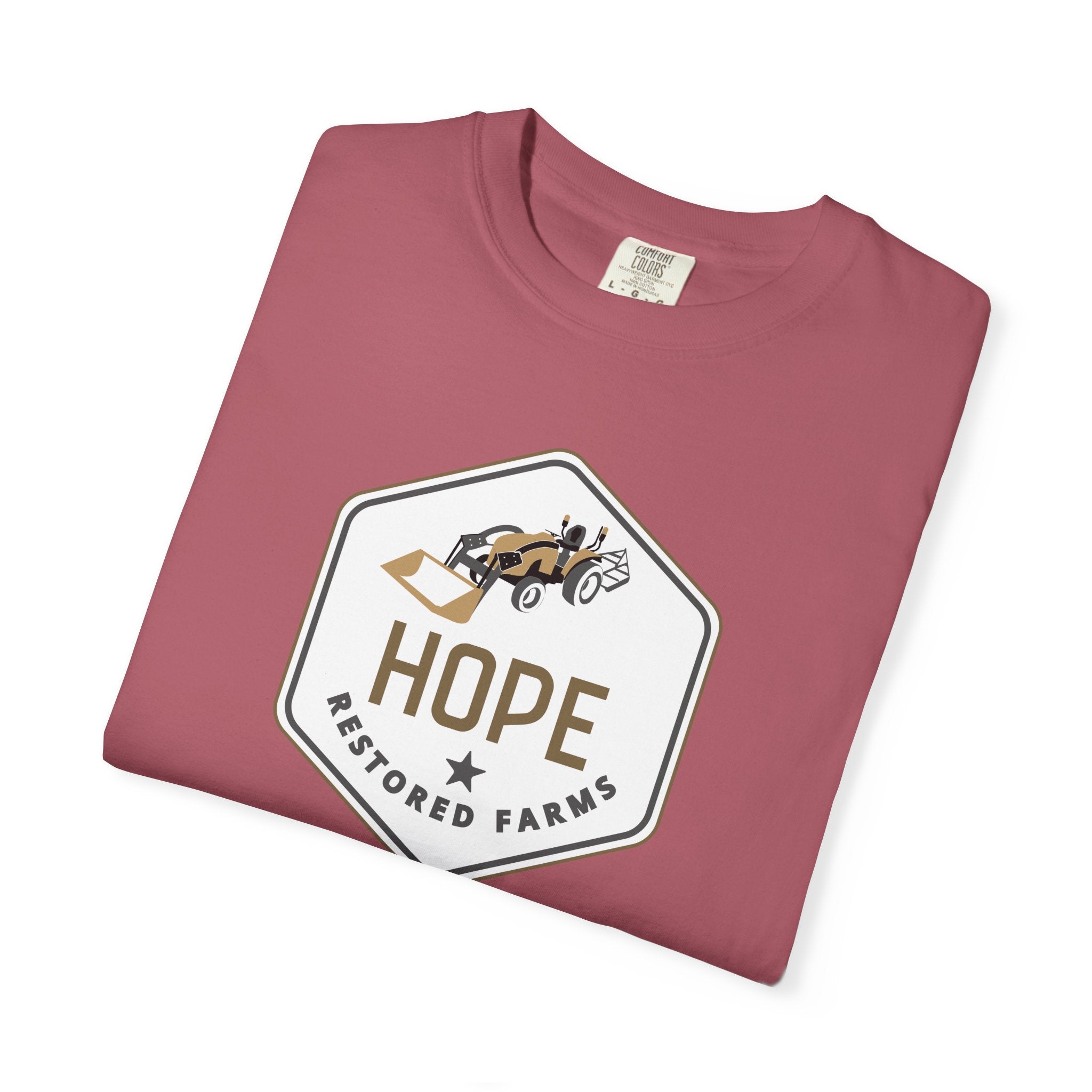 Hope Restored Unisex Garment-Dyed T-Shirt, Casual Wear, Inspirational Gift, Everyday Apparel, Eco-Friendly Tee