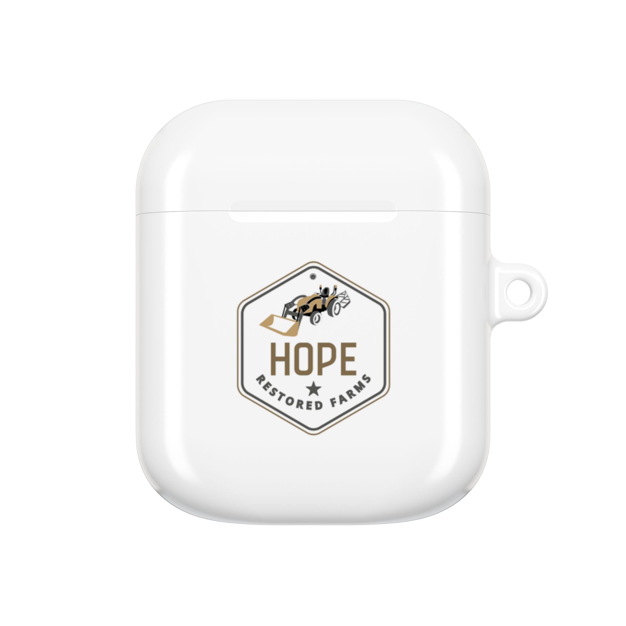 Bright Hope AirPod Case | Cute Silicone Cover, Gift for Music Lovers, Stylish Tech Accessory, Inspirational Quote, Fun Color