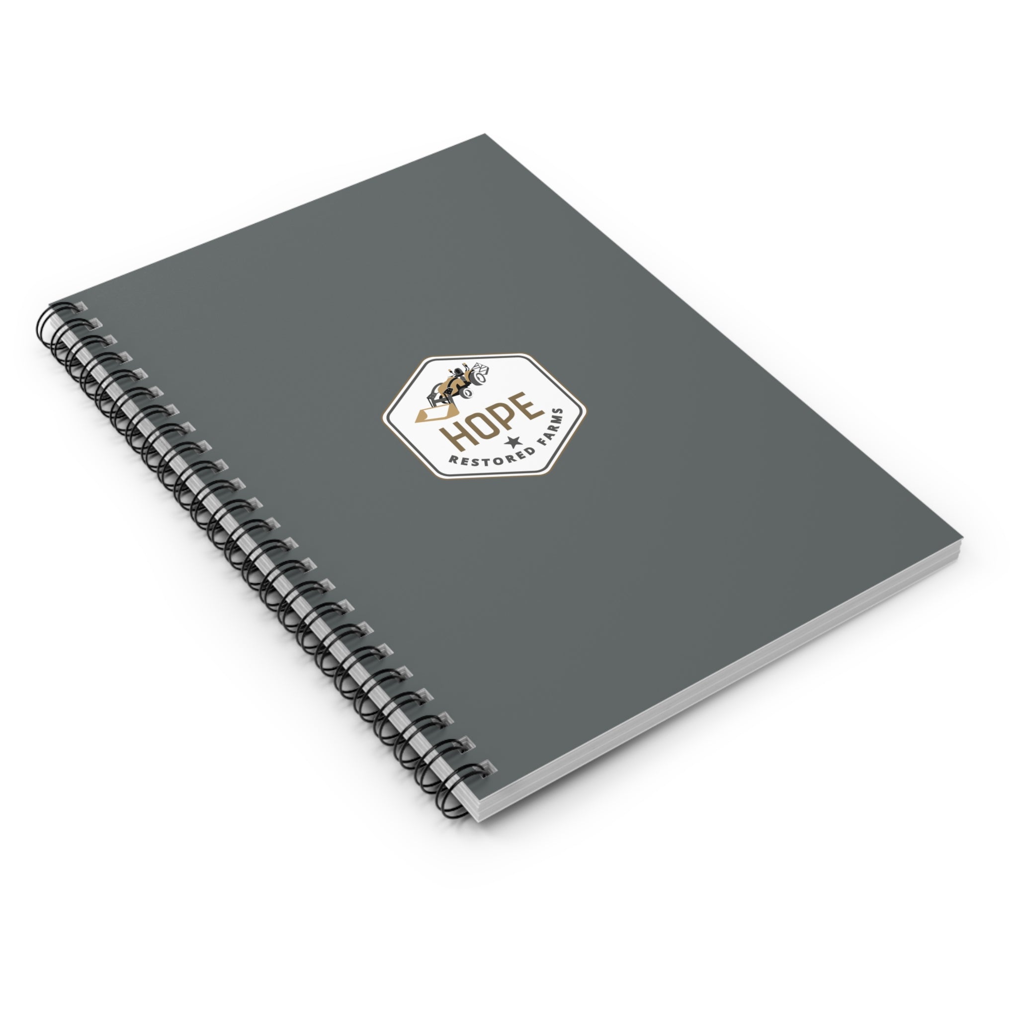 Hope Restored Ruled Spiral Notebook, Inspirational Journal, Writing Gift, Mental Health Tool, Personalized Gift, Motivational Note Pad