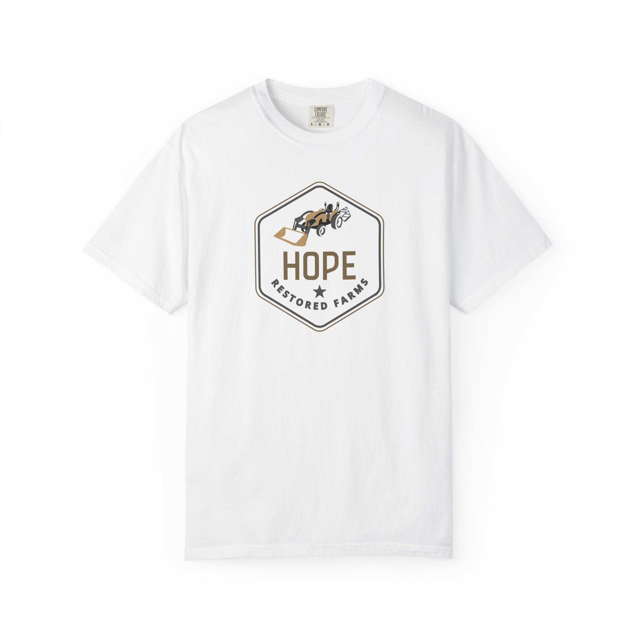 Hope Restored Unisex Garment-Dyed T-Shirt, Casual Wear, Inspirational Gift, Everyday Apparel, Eco-Friendly Tee