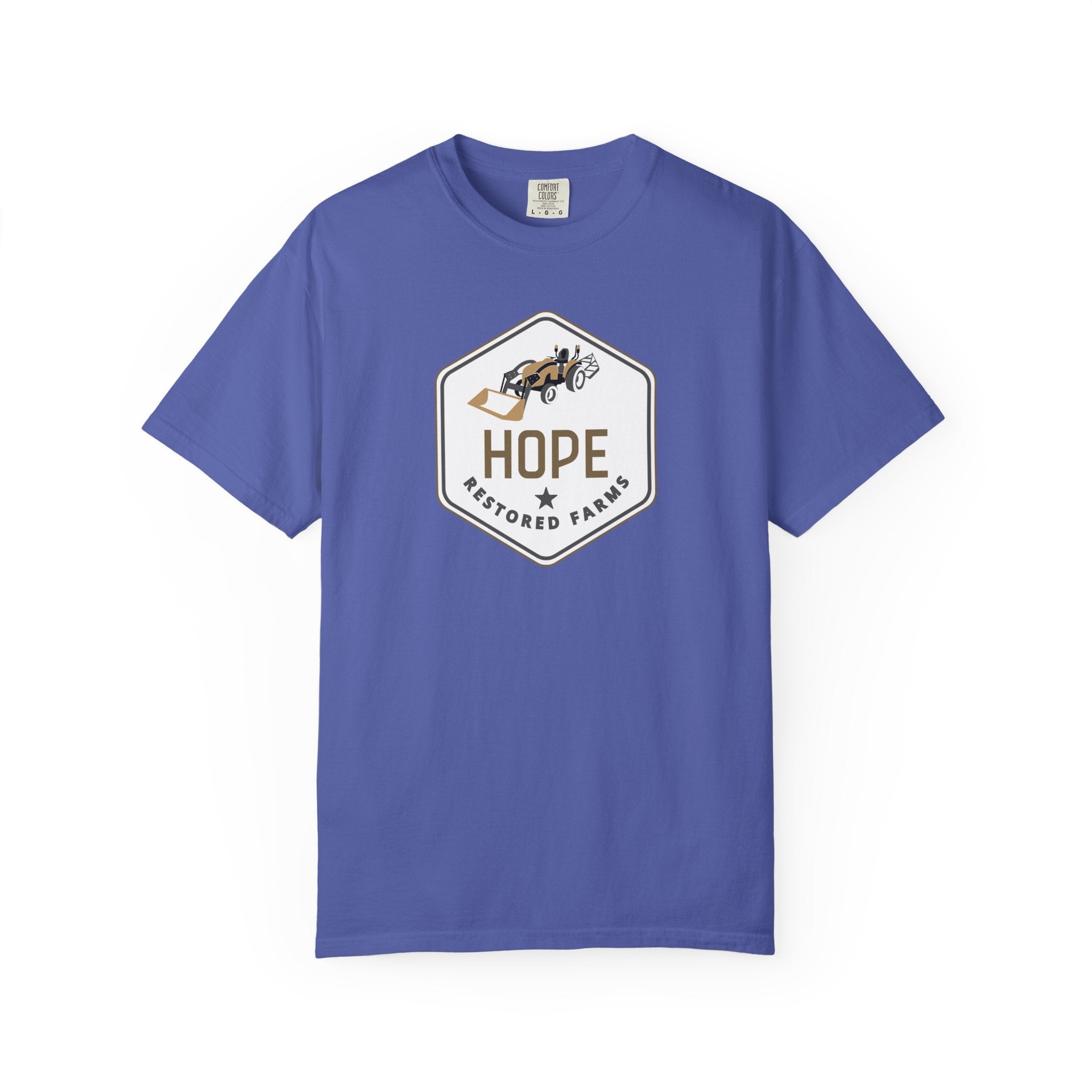 Hope Restored Unisex Garment-Dyed T-Shirt, Casual Wear, Inspirational Gift, Everyday Apparel, Eco-Friendly Tee