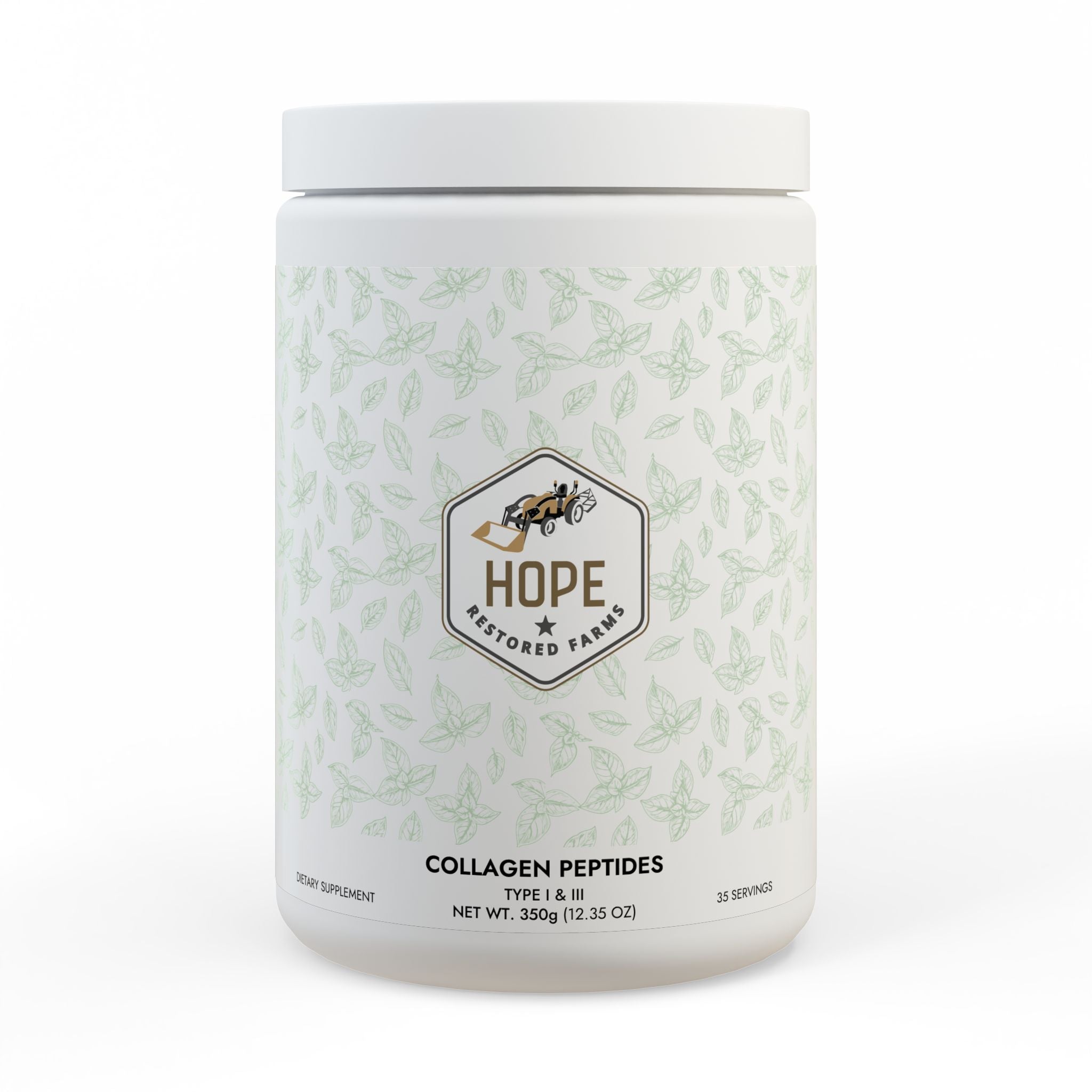 Collagen Peptides Type I & III Supplement (350g, 12.3oz)