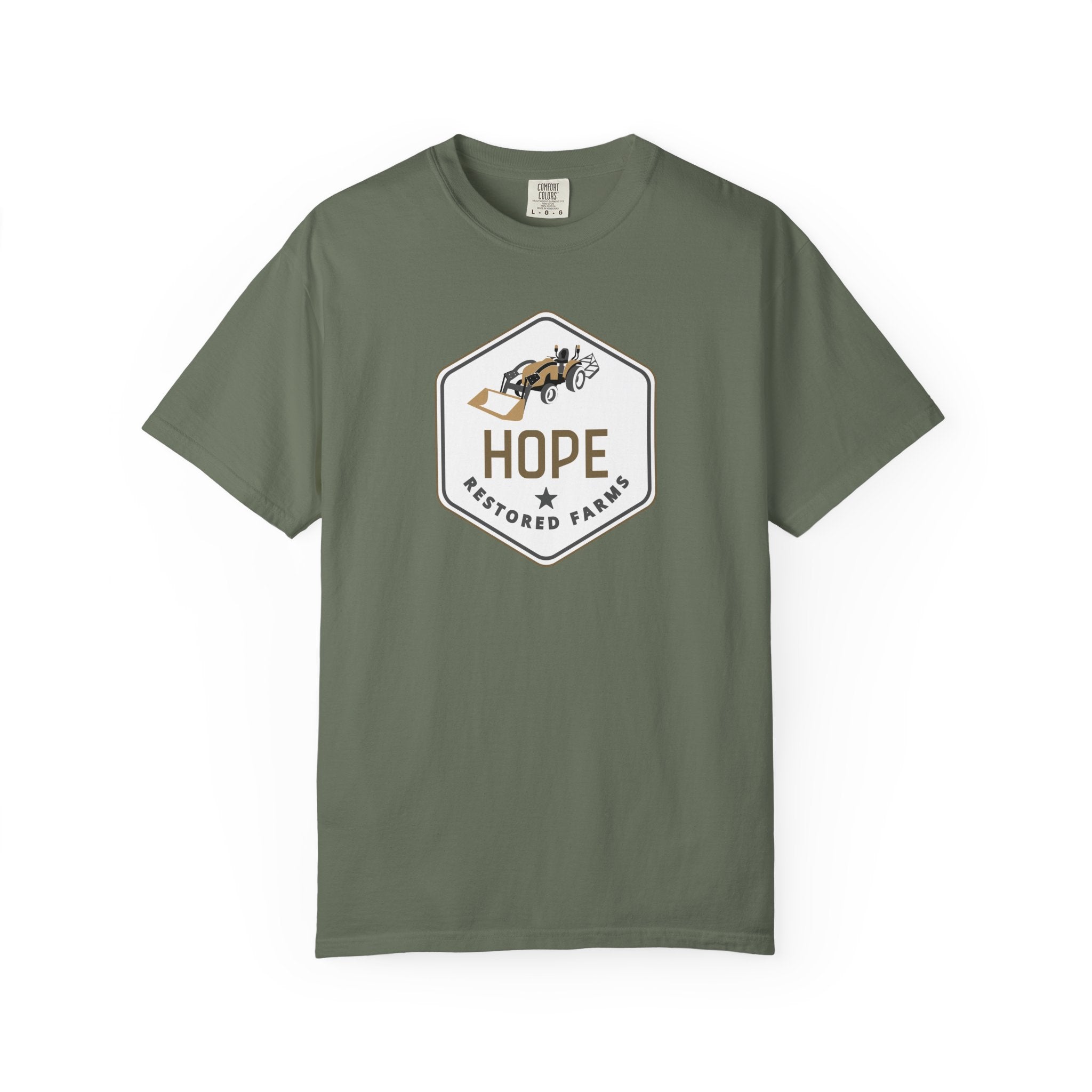 Hope Restored Unisex Garment-Dyed T-Shirt, Casual Wear, Inspirational Gift, Everyday Apparel, Eco-Friendly Tee