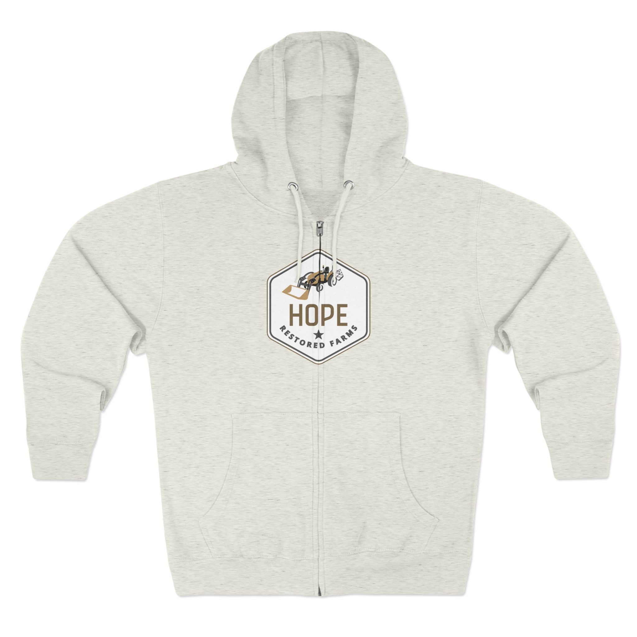 Hope Unisex Zip Hoodie - Cozy Layer for Everyday Comfort, Gift for Friends, Casual Wear, Inspirational Fashion, Great for All Seasons