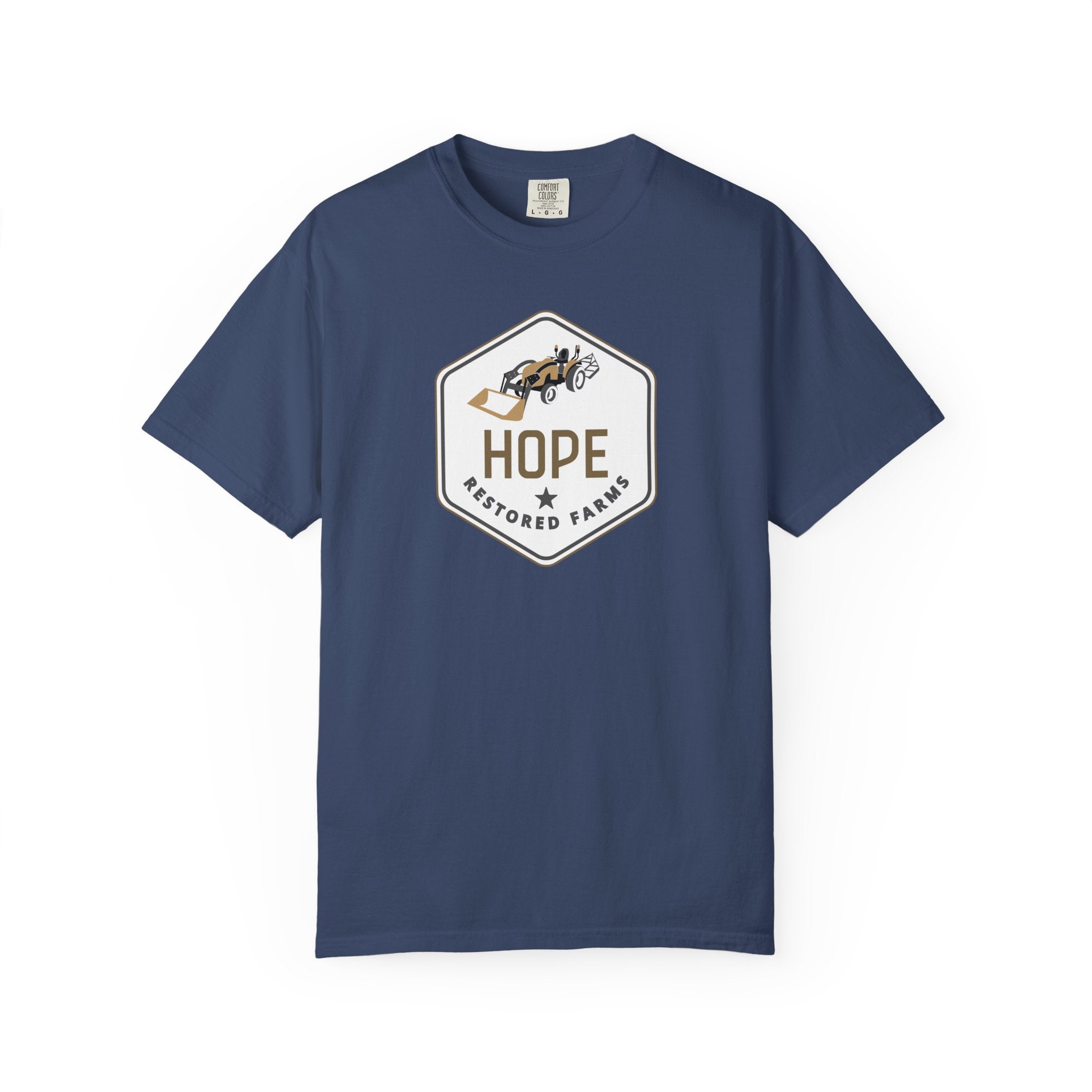 Hope Restored Unisex Garment-Dyed T-Shirt, Casual Wear, Inspirational Gift, Everyday Apparel, Eco-Friendly Tee