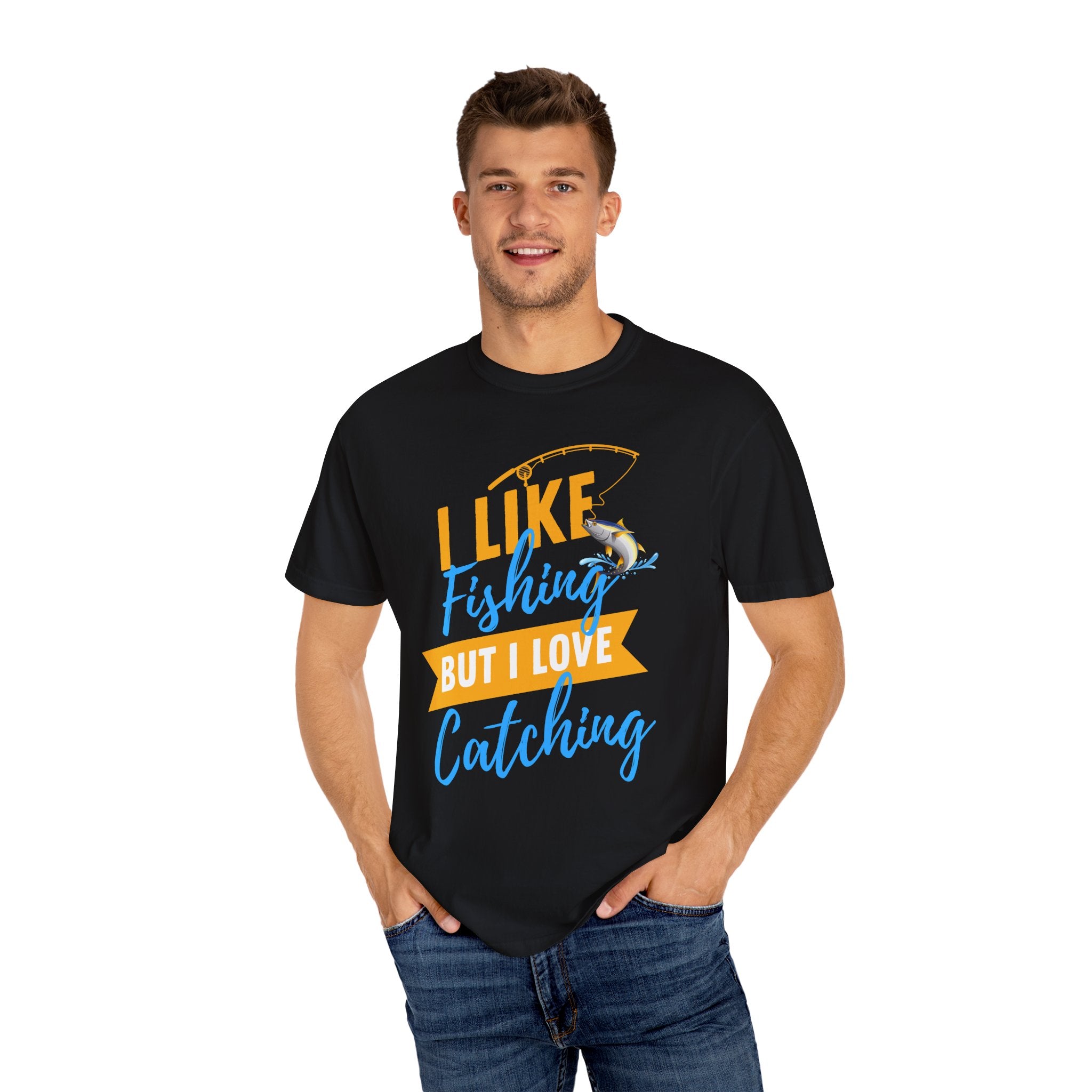 Fishing Lover's Unisex T-Shirt - Casual Tee for Fishing Enthusiasts, Perfect Gift for Father's Day, Fishing Trips, Summer Adventures