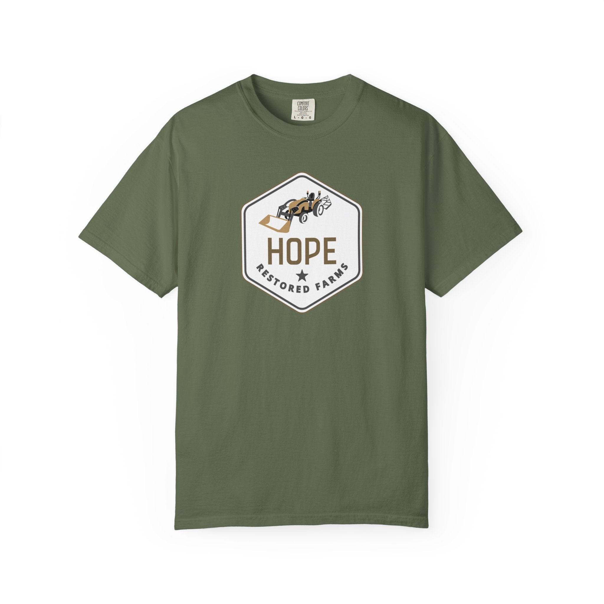 Hope Restored Unisex Garment-Dyed T-Shirt, Casual Wear, Inspirational Gift, Everyday Apparel, Eco-Friendly Tee