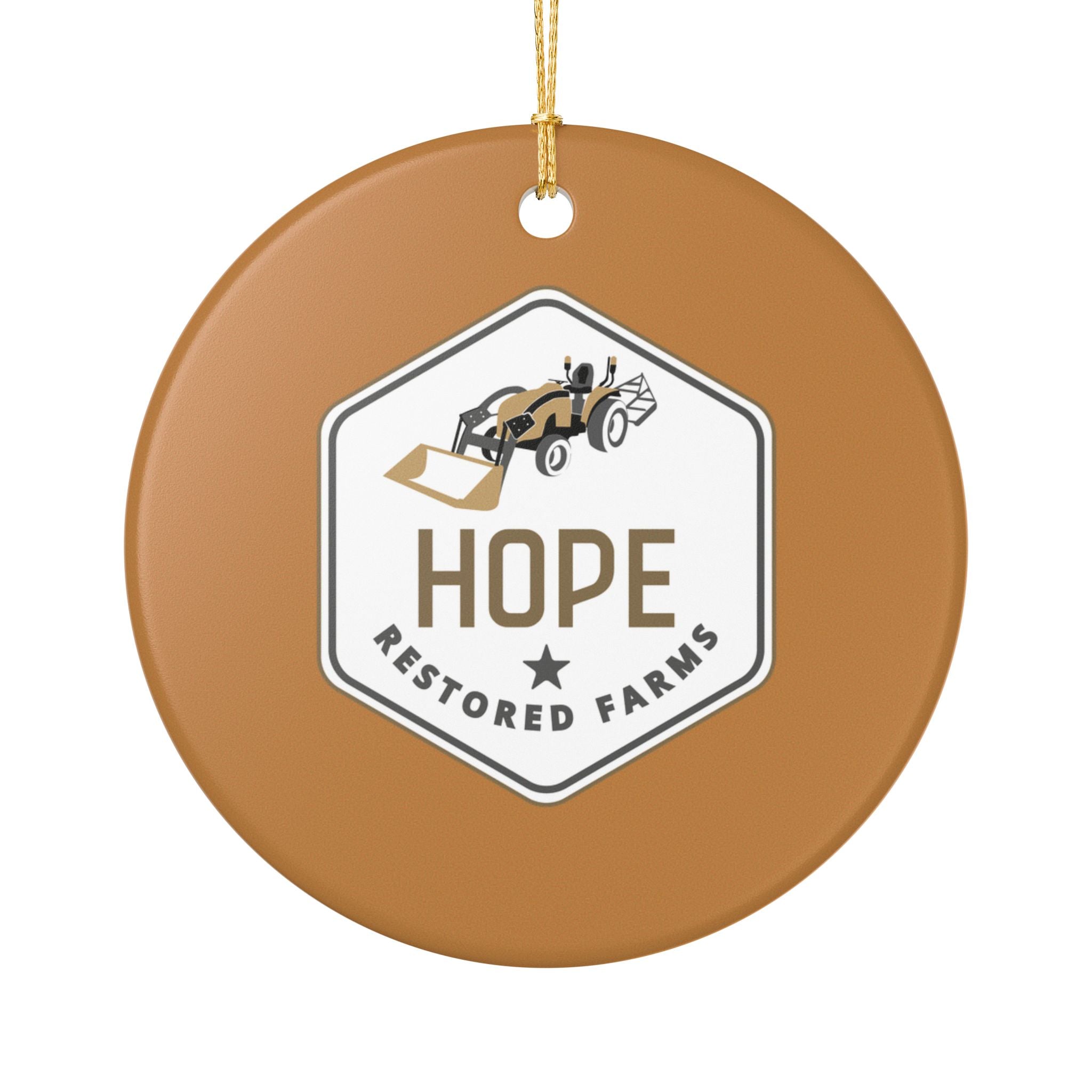 Ceramic Ornament - Hope Restored Farms - Inspirational Home Decor, Garden Hanging Decoration, Unique Gift for Holidays, Christmas, [...]