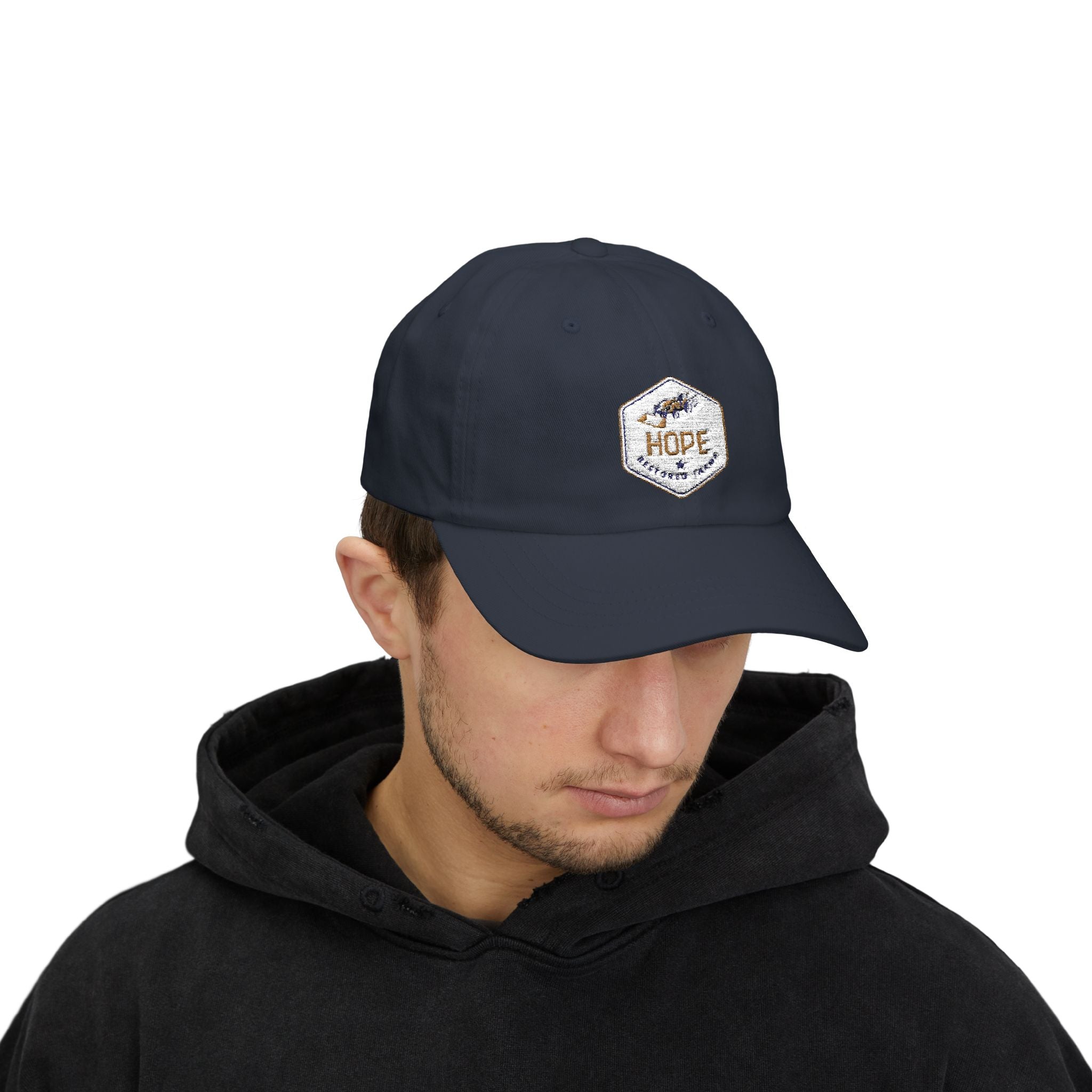 Hope Classic Dad Cap - Inspirational White Cap for Dad, Gift for Father's Day, Casual Accessories, Everyday Wear, Summer Style