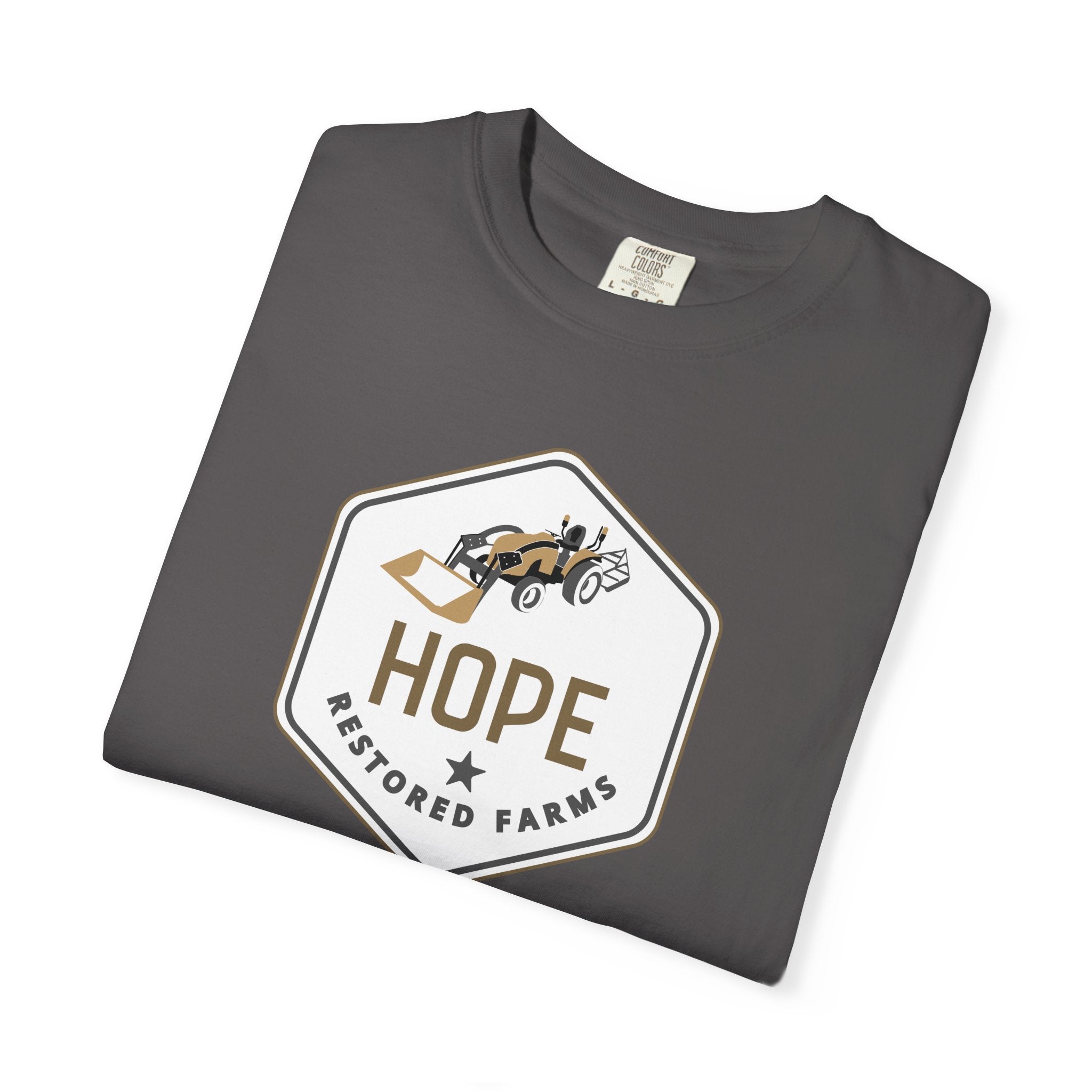 Hope Restored Unisex Garment-Dyed T-Shirt, Casual Wear, Inspirational Gift, Everyday Apparel, Eco-Friendly Tee