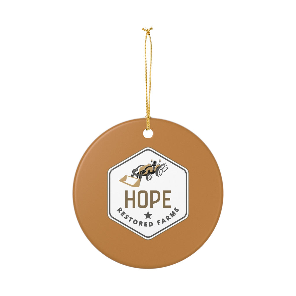 Ceramic Ornament - Hope Restored Farms - Inspirational Home Decor, Garden Hanging Decoration, Unique Gift for Holidays, Christmas, [...]