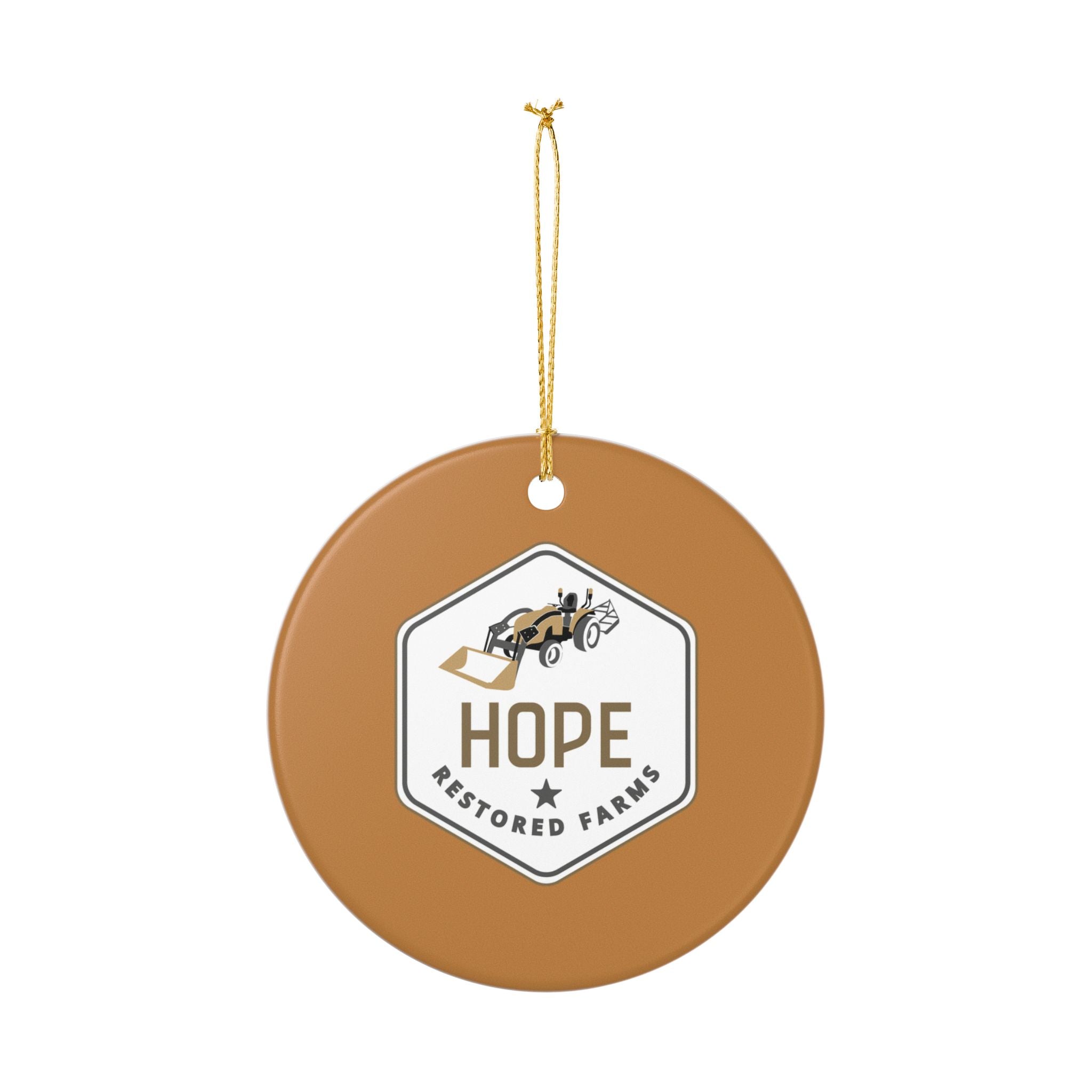 Ceramic Ornament - Hope Restored Farms - Inspirational Home Decor, Garden Hanging Decoration, Unique Gift for Holidays, Christmas, [...]