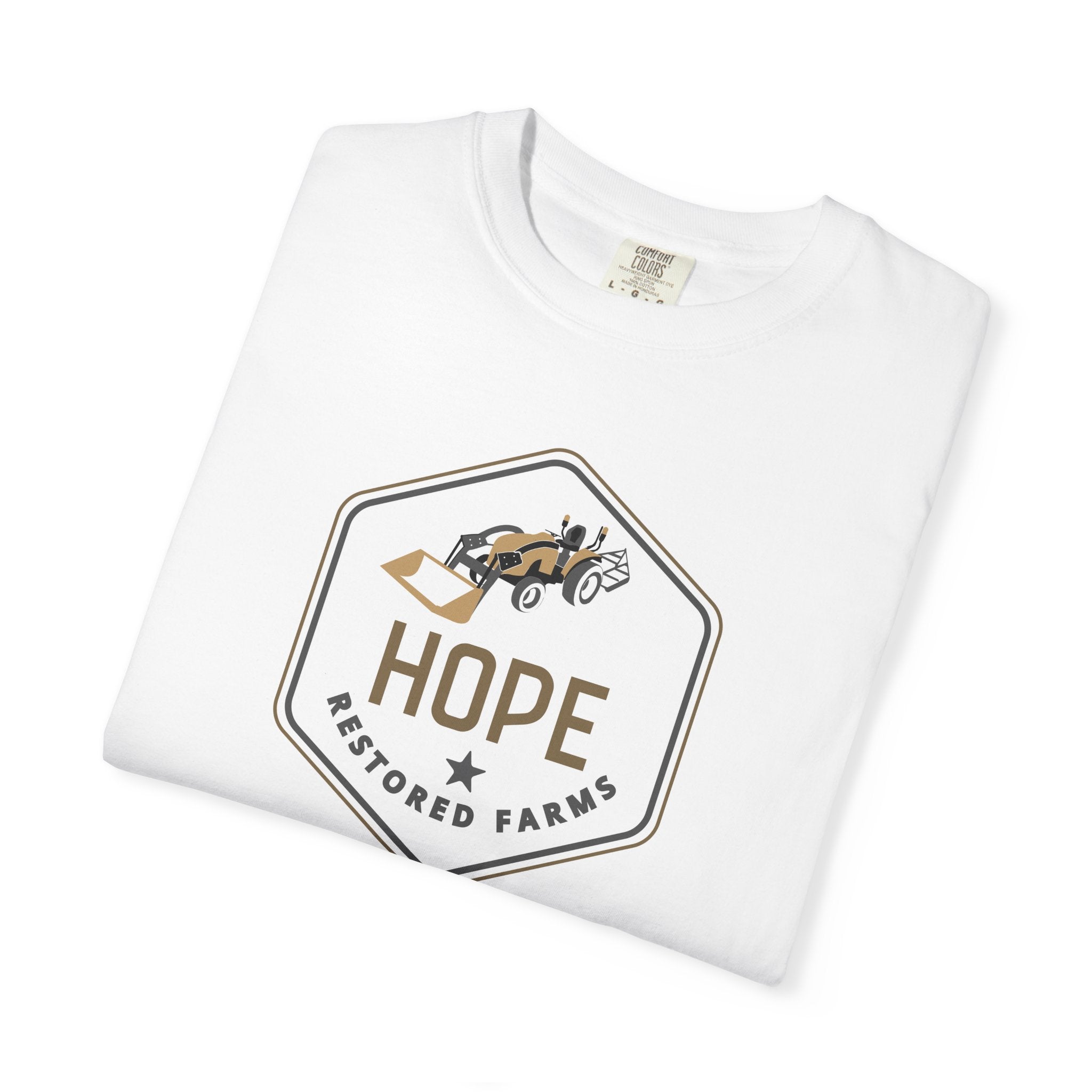 Hope Restored Unisex Garment-Dyed T-Shirt, Casual Wear, Inspirational Gift, Everyday Apparel, Eco-Friendly Tee
