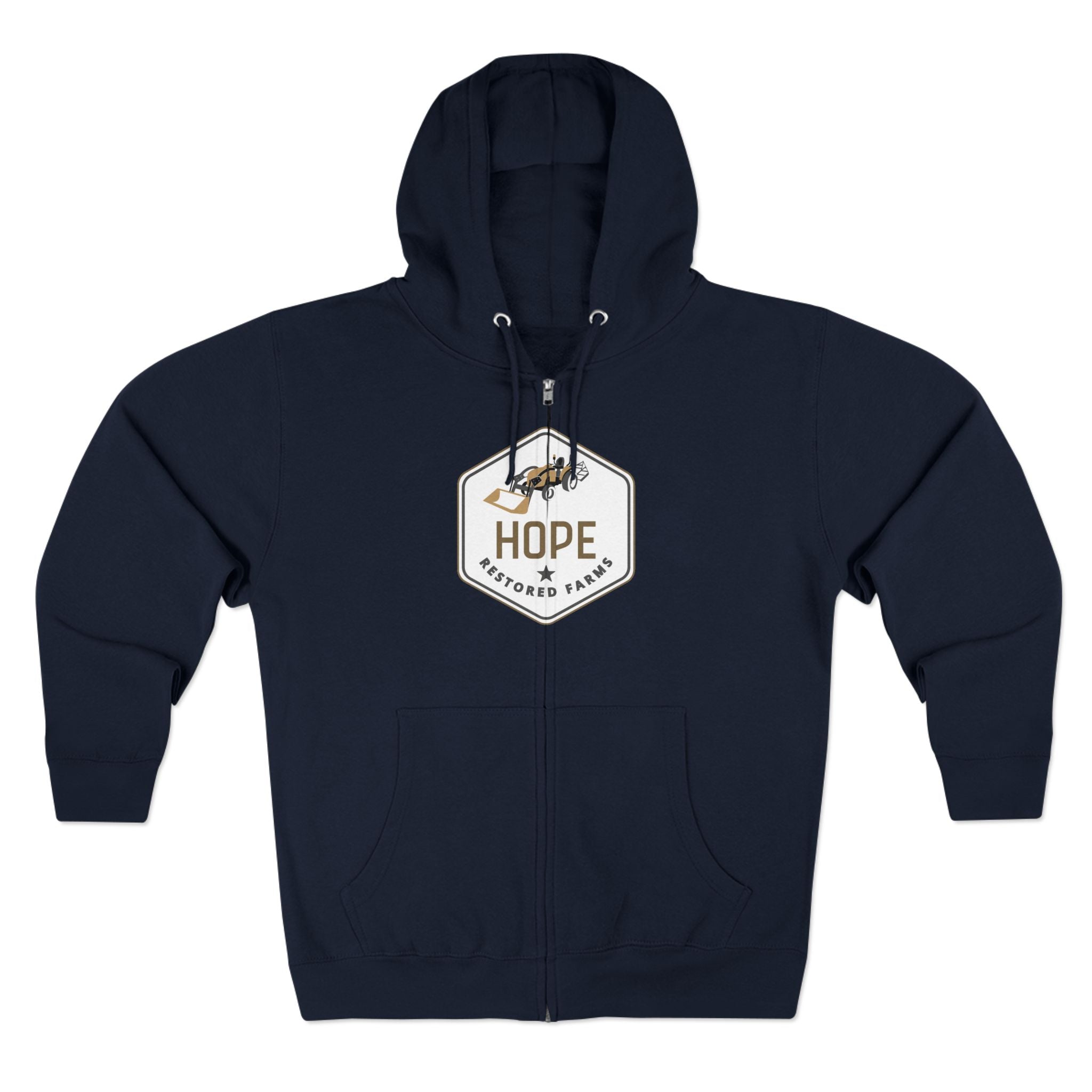 Hope Unisex Zip Hoodie - Cozy Layer for Everyday Comfort, Gift for Friends, Casual Wear, Inspirational Fashion, Great for All Seasons