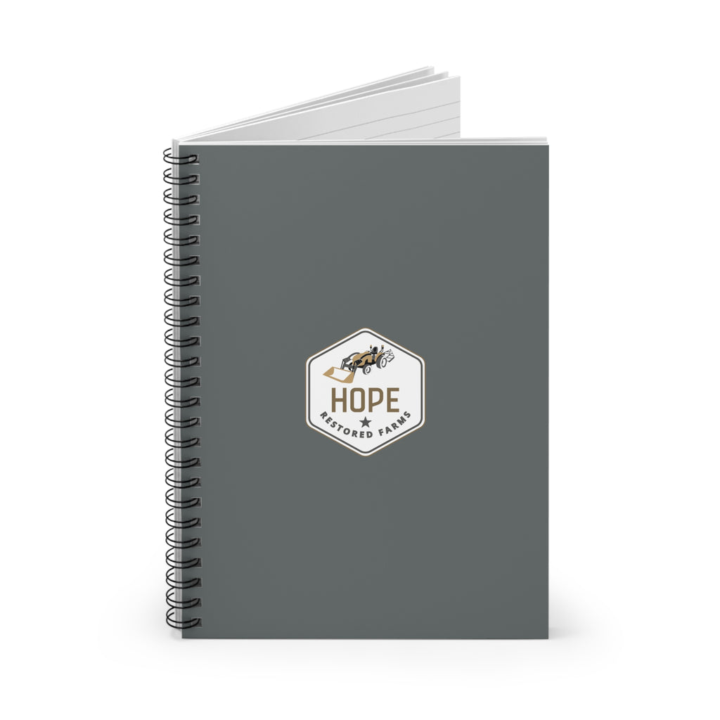 Hope Restored Ruled Spiral Notebook, Inspirational Journal, Writing Gift, Mental Health Tool, Personalized Gift, Motivational Note Pad