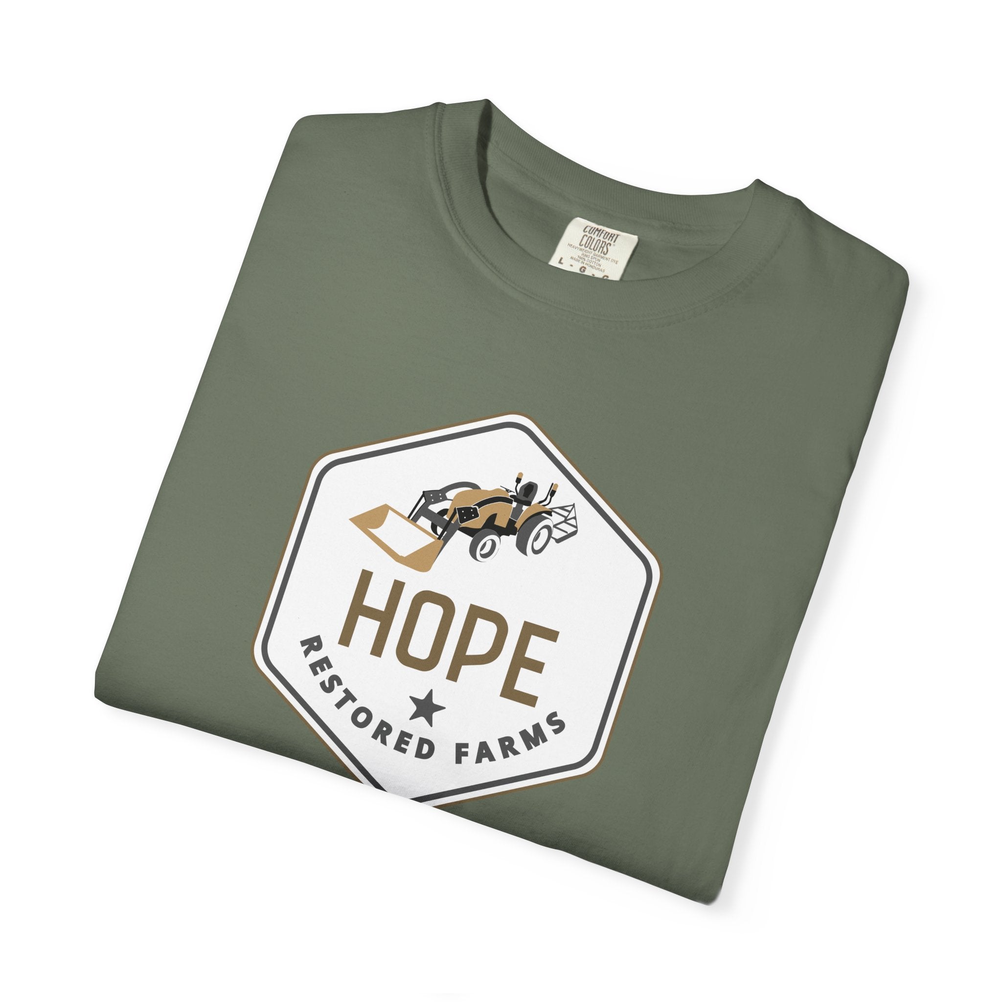 Hope Restored Unisex Garment-Dyed T-Shirt, Casual Wear, Inspirational Gift, Everyday Apparel, Eco-Friendly Tee