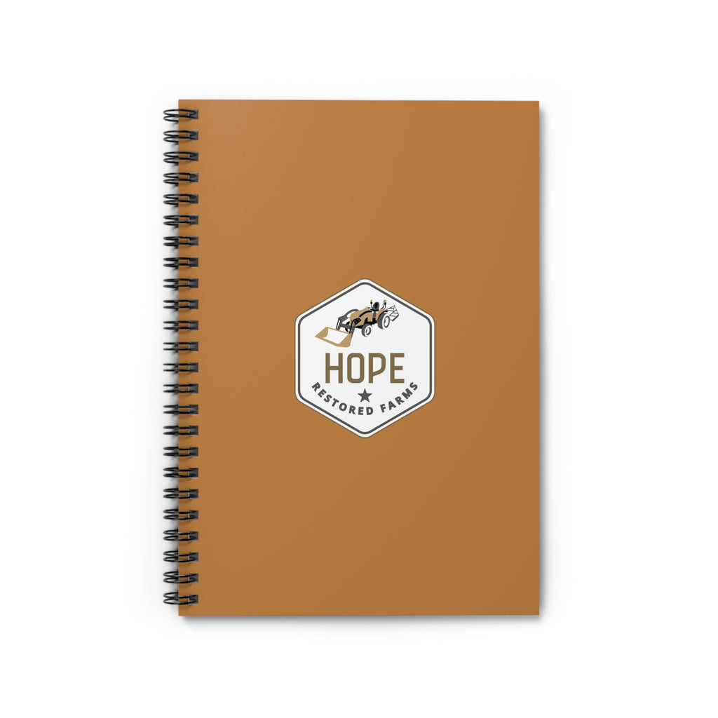 Hope Restored Ruled Spiral Notebook, Inspirational Journal, Writing Gift, Mental Health Tool, Personalized Gift, Motivational Note Pad