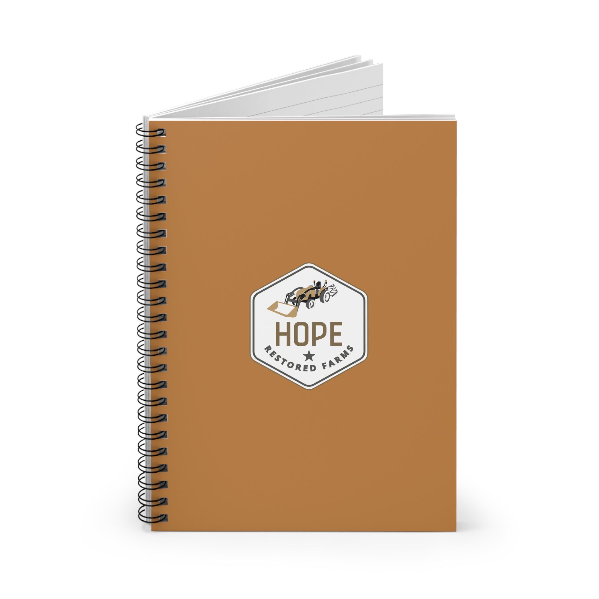 Hope Restored Ruled Spiral Notebook, Inspirational Journal, Writing Gift, Mental Health Tool, Personalized Gift, Motivational Note Pad