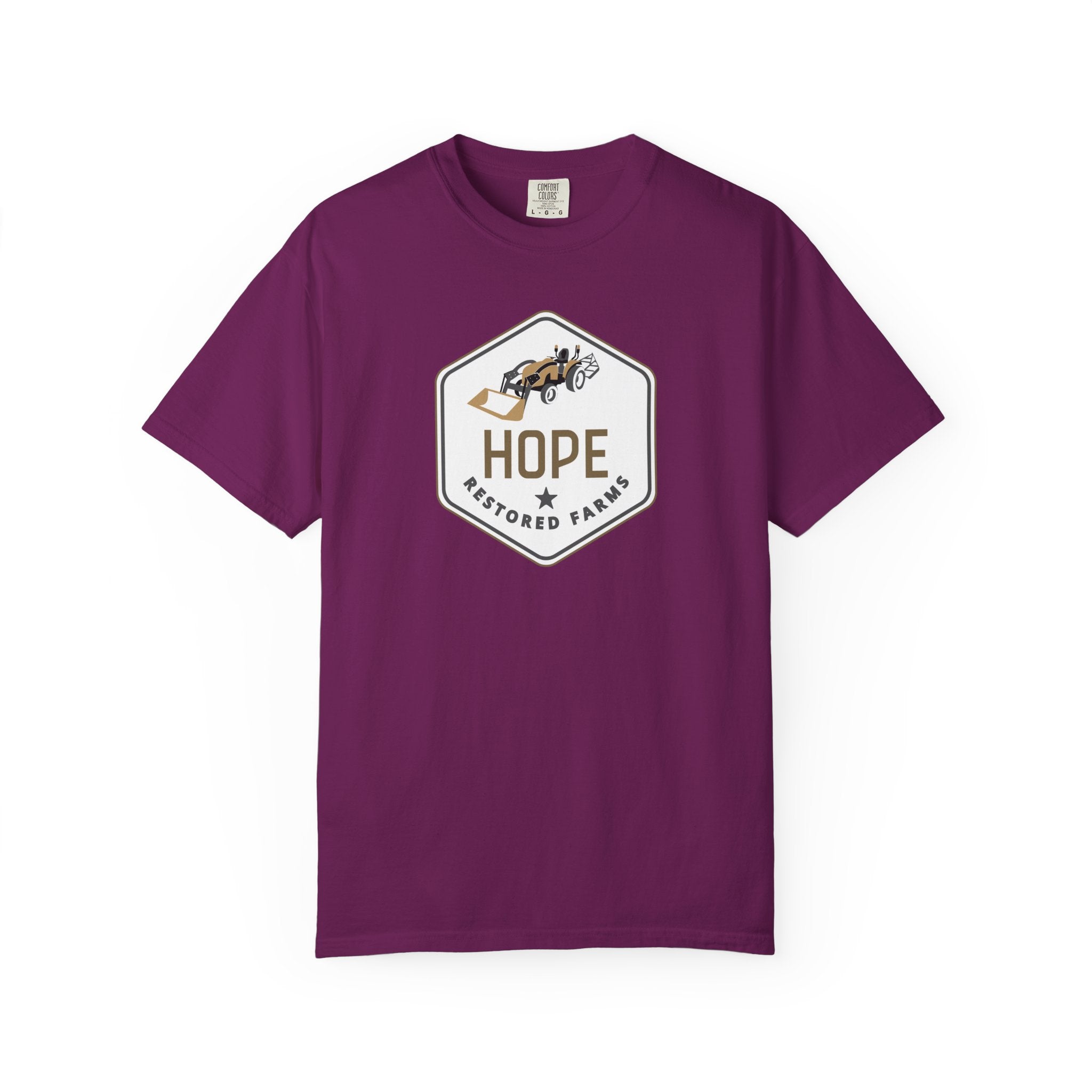 Hope Restored Unisex Garment-Dyed T-Shirt, Casual Wear, Inspirational Gift, Everyday Apparel, Eco-Friendly Tee