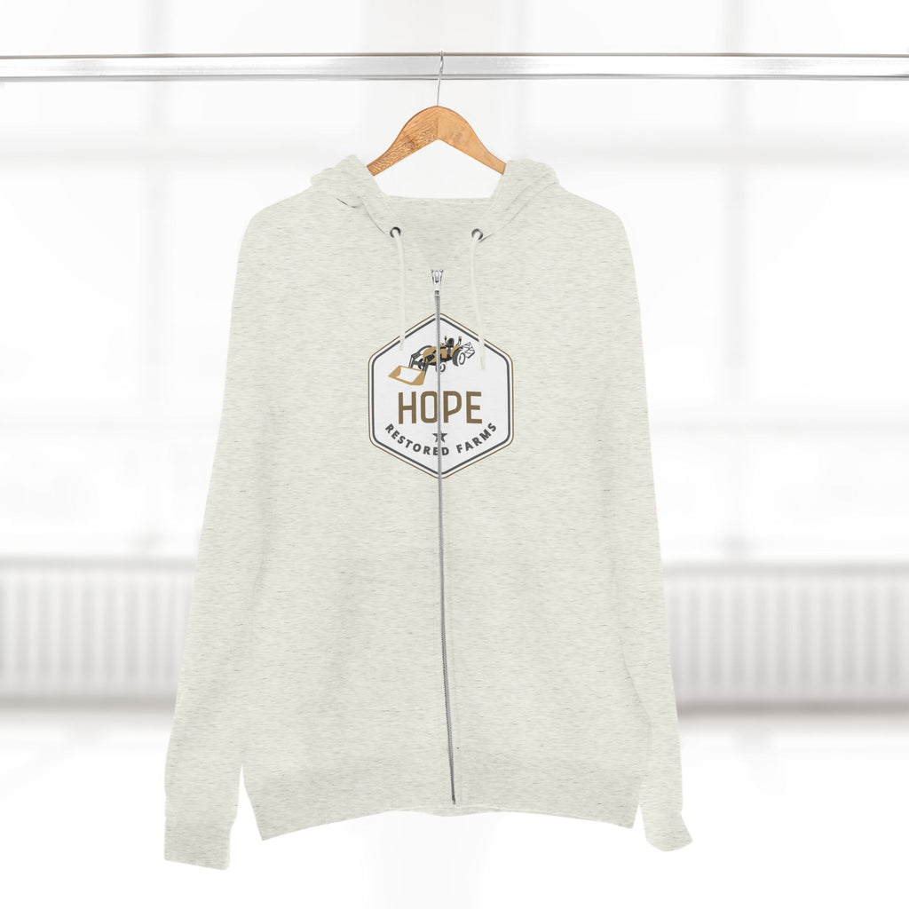 Hope Unisex Zip Hoodie - Cozy Layer for Everyday Comfort, Gift for Friends, Casual Wear, Inspirational Fashion, Great for All Seasons